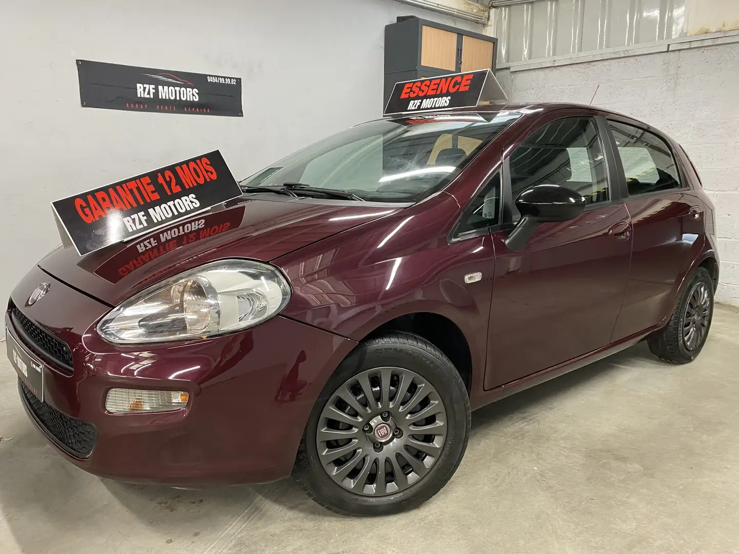 Fiat Punto 1.2i STREET 🏳️ GARANTIE 12 MOIS 🏳️ Mauve - 1