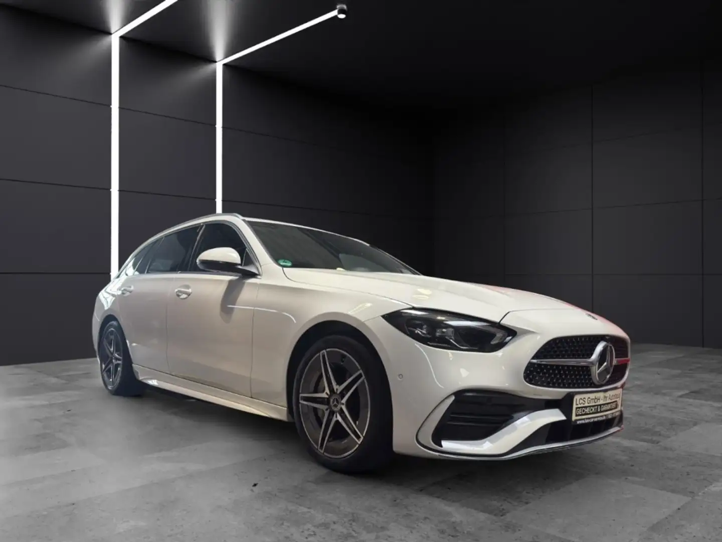 Mercedes-Benz C 220 d AMG LINE T d Sportpaket AHK-klappbar Navi Digita Bianco - 1