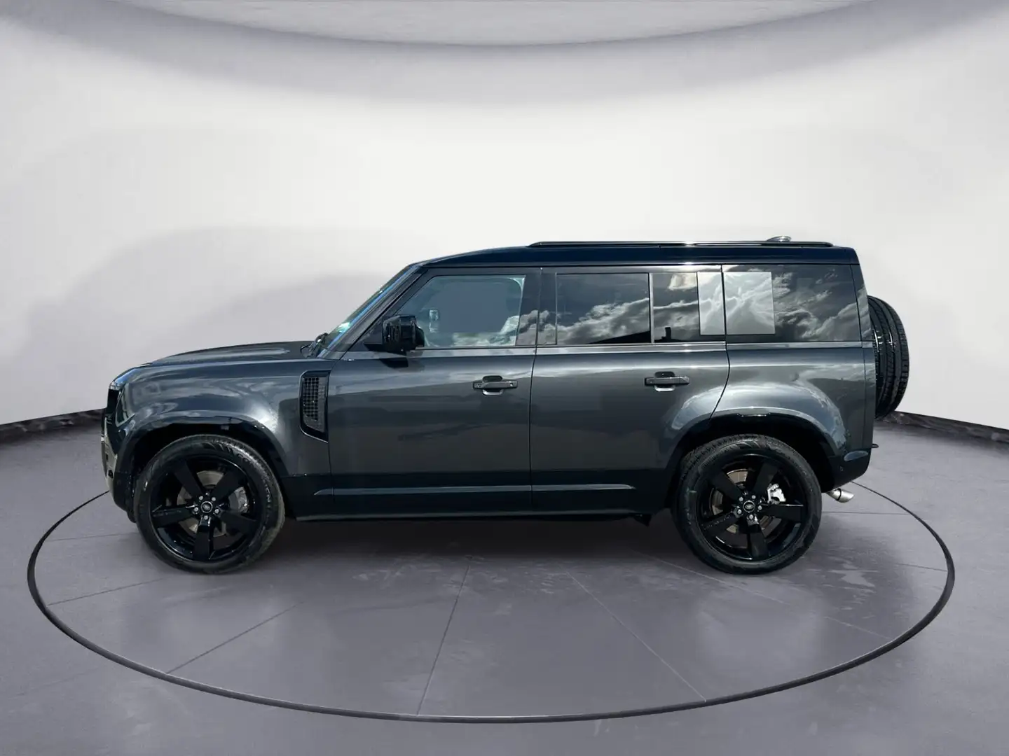 Land Rover Defender 110 P425 X-Dynamic HSE HUD AHK Kühlfach Grijs - 2