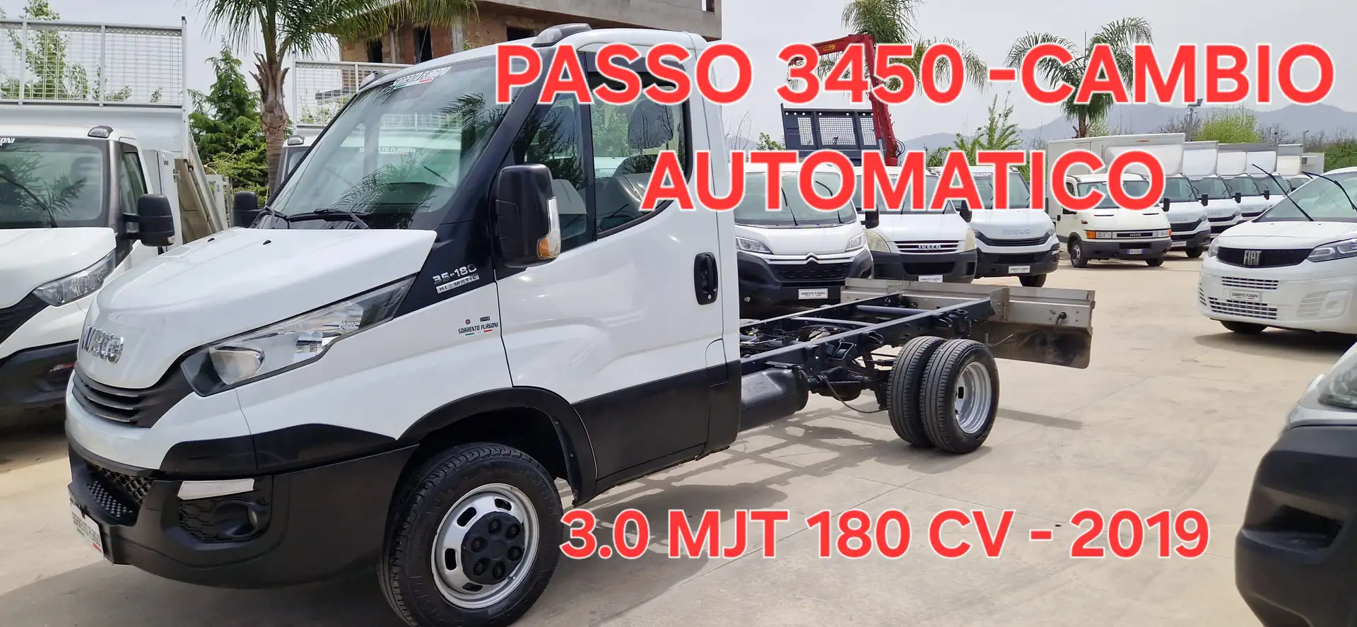 Iveco Daily 35C18 PASSO 3450 - 3.0 MJT 180CV HI MATIC Blanc - 1