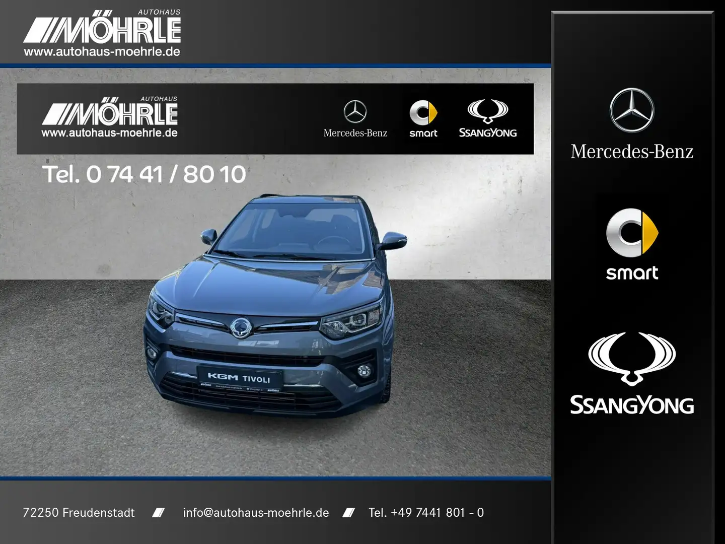 SsangYong Tivoli Tivoli 1.5 P Quartz 2WD Navigation Sitzheizung Gris - 1