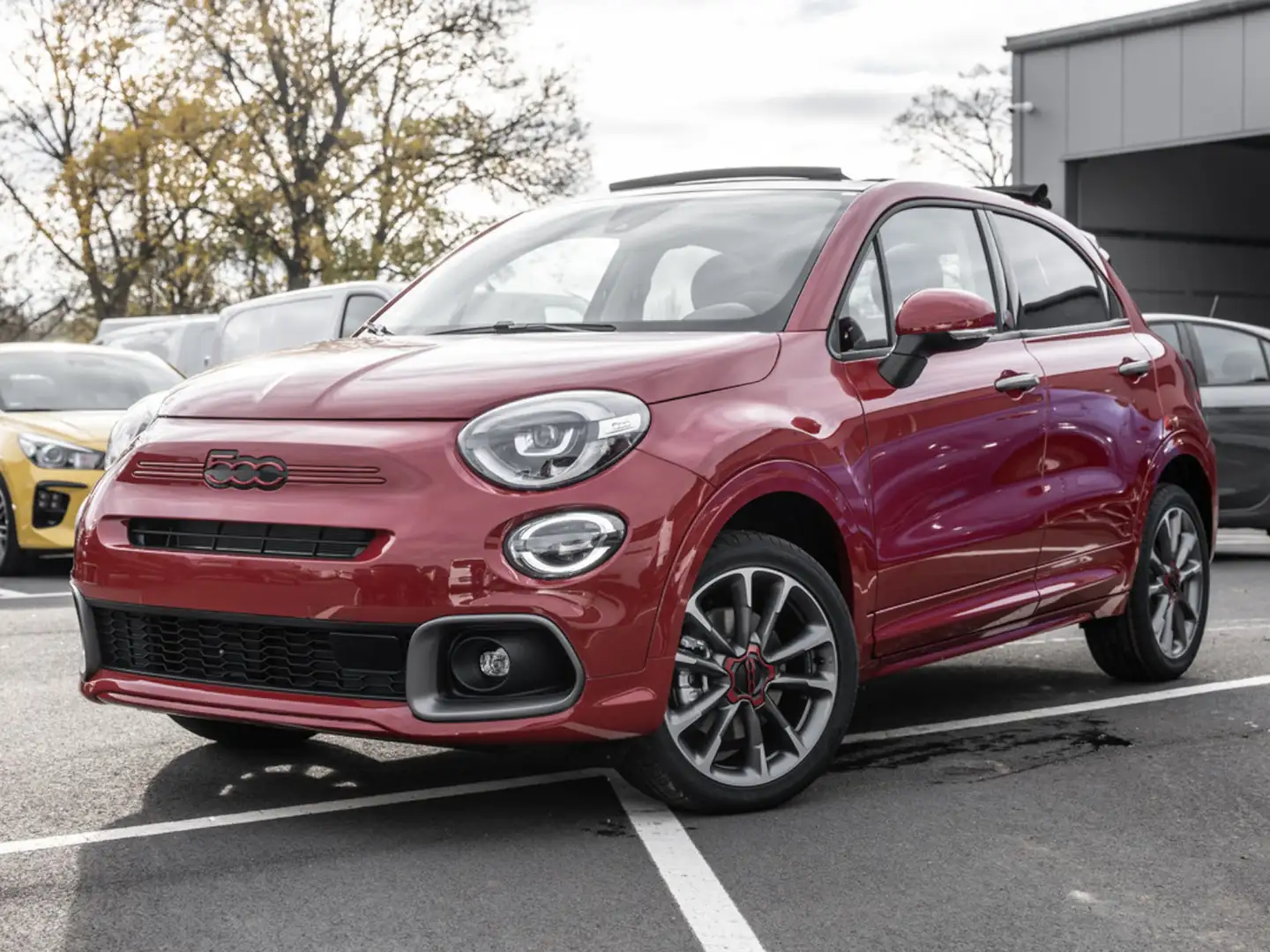 Fiat 500X Dolcevita Red Edition Cabrio+LM+ Roşu - 1