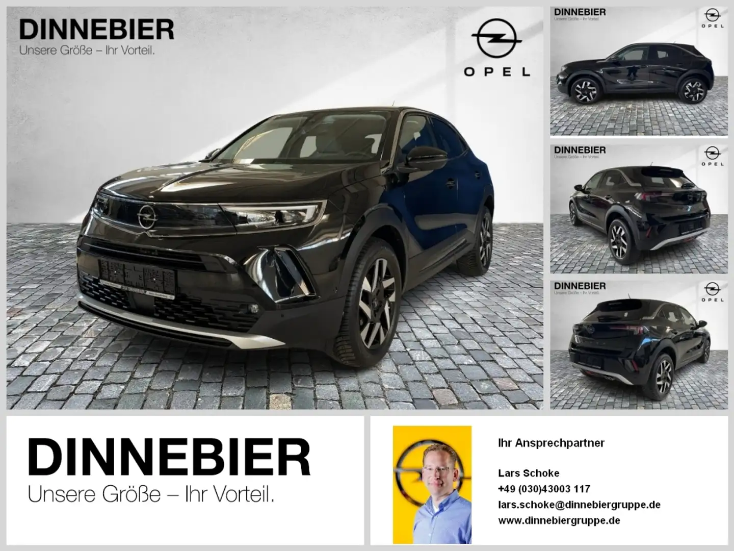 Opel Mokka Elegance 1.2 Direct |*RFK*LED*Sitzheiz*| Noir - 1