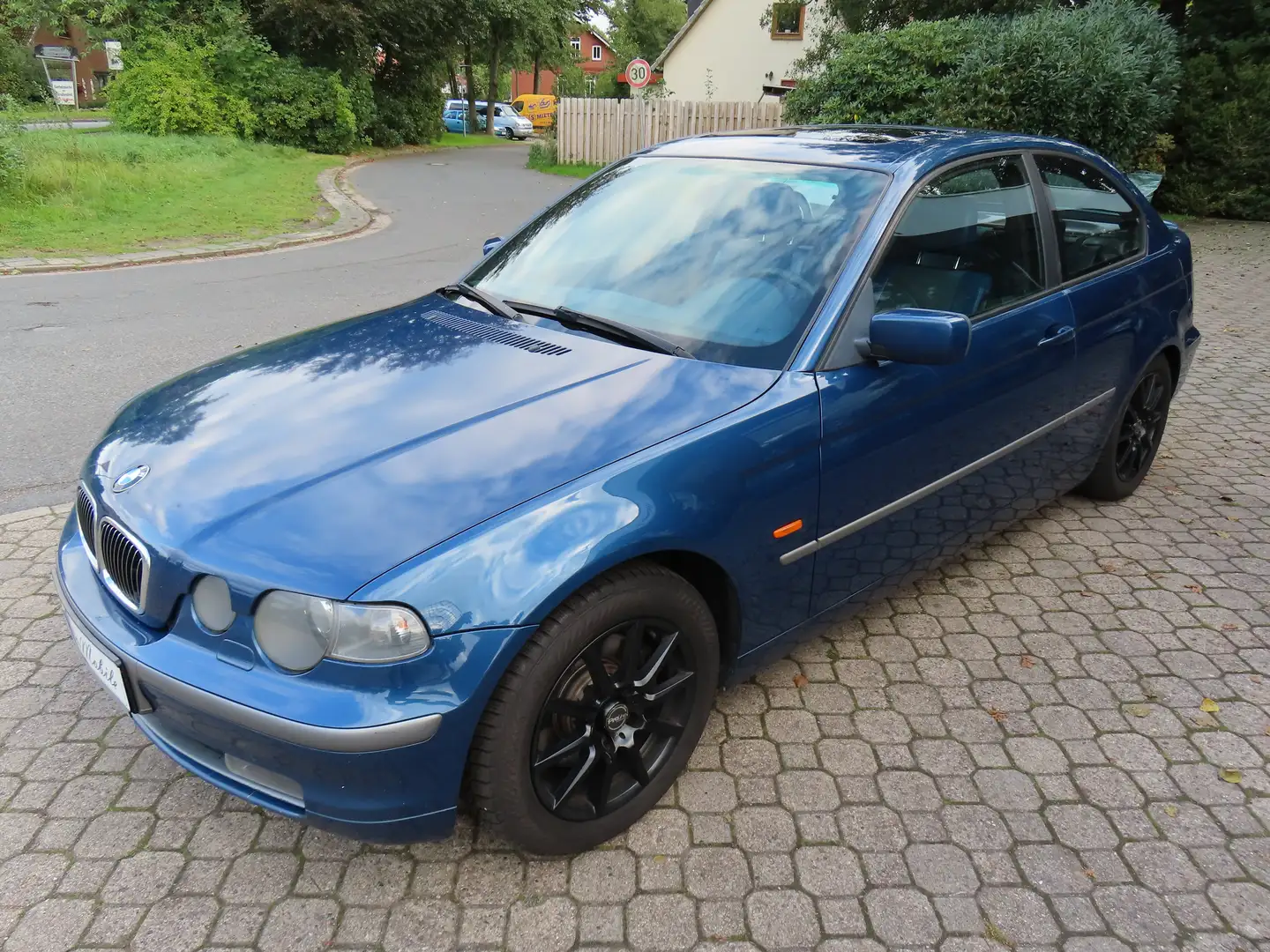 BMW 325 ti Compact E46 *LPG*2.Hand*HU neu*Scheckheft*Xenon Kék - 2