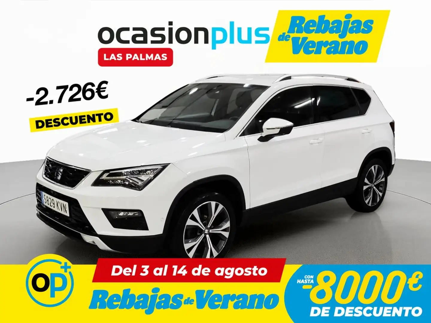 SEAT Ateca 1.5 EcoTSI S&S Xcellence DSG Blanco - 1