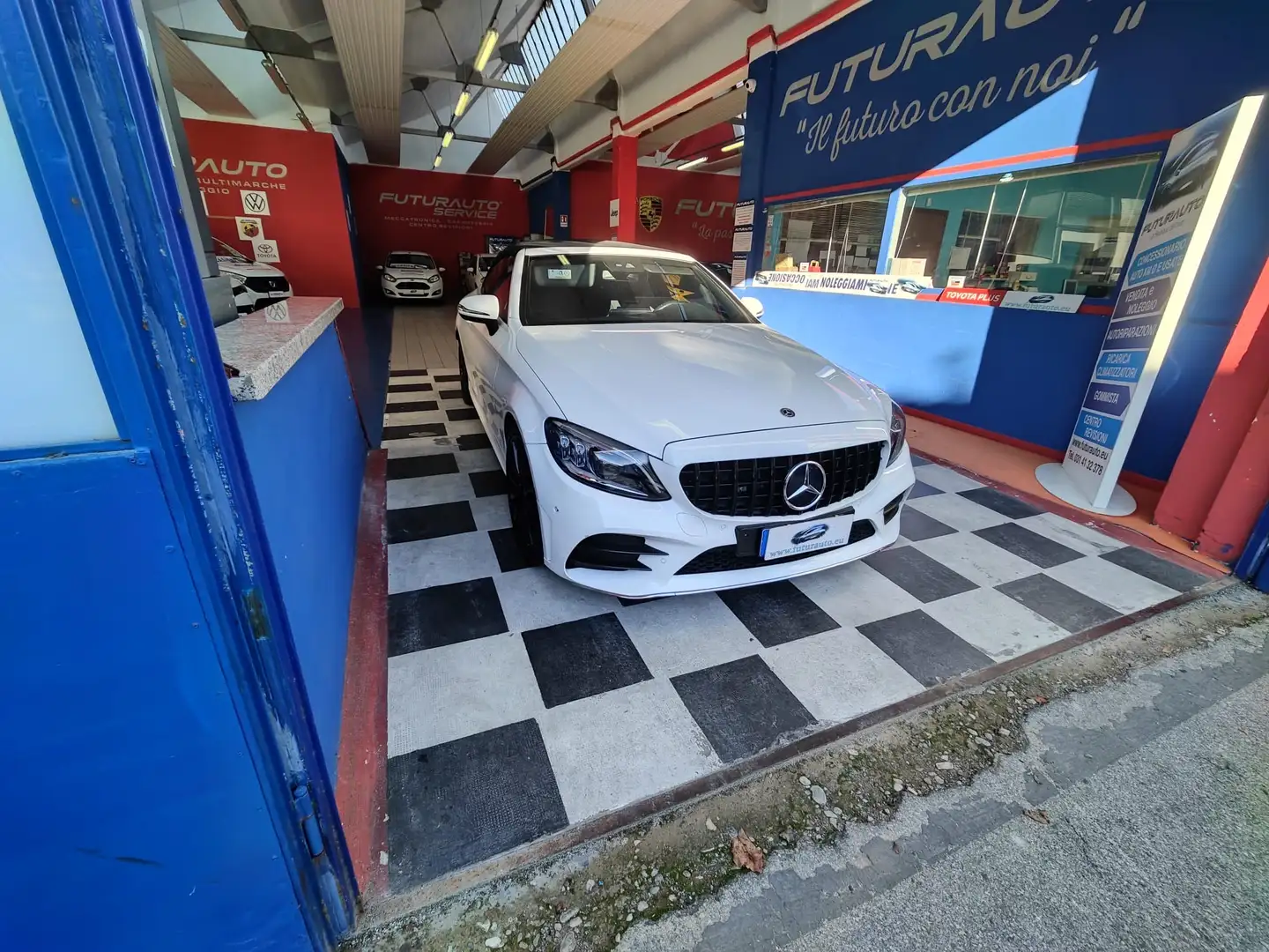 Mercedes-Benz C 220 Cabrio d Premium Plus auto Bianco - 2