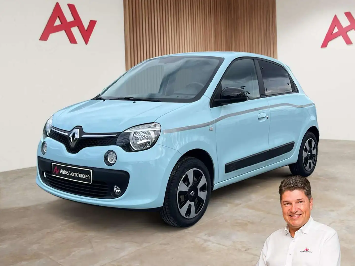 Renault Twingo 0.9 TCe Limited ** Airco Bluetooth DAB Bleu - 1