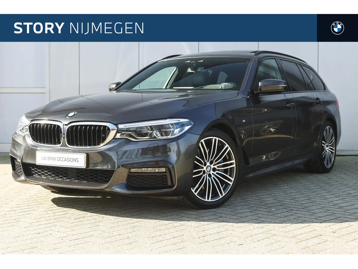 BMW 530 5 Serie Touring 530i xDrive High Executive M Sport Gris - 1