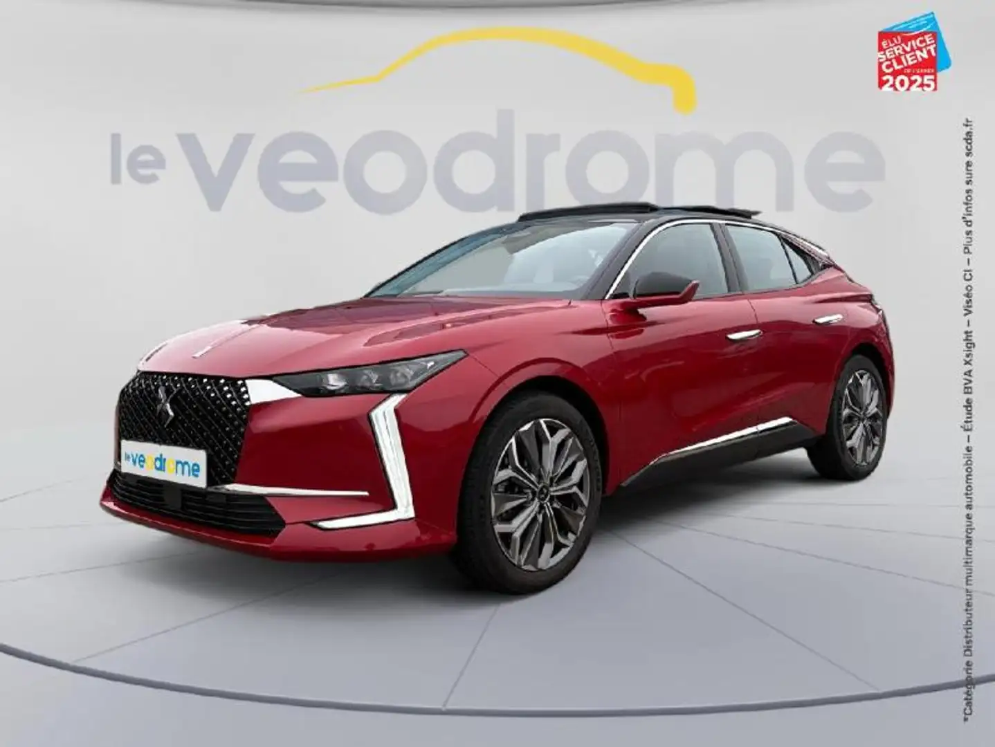 DS Automobiles DS 4 BlueHDi 130ch Trocadero Automatique TOuvrant Siege chauf Volant chauf Camera Rosso - 1