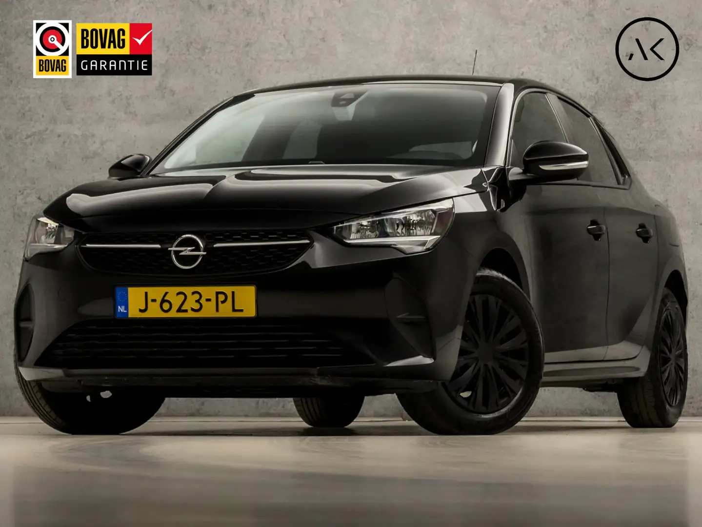 Opel Corsa 1.2 Sport (APPLE CARPLAY, GROOT NAVI, PARKEERSENSO Zwart - 1
