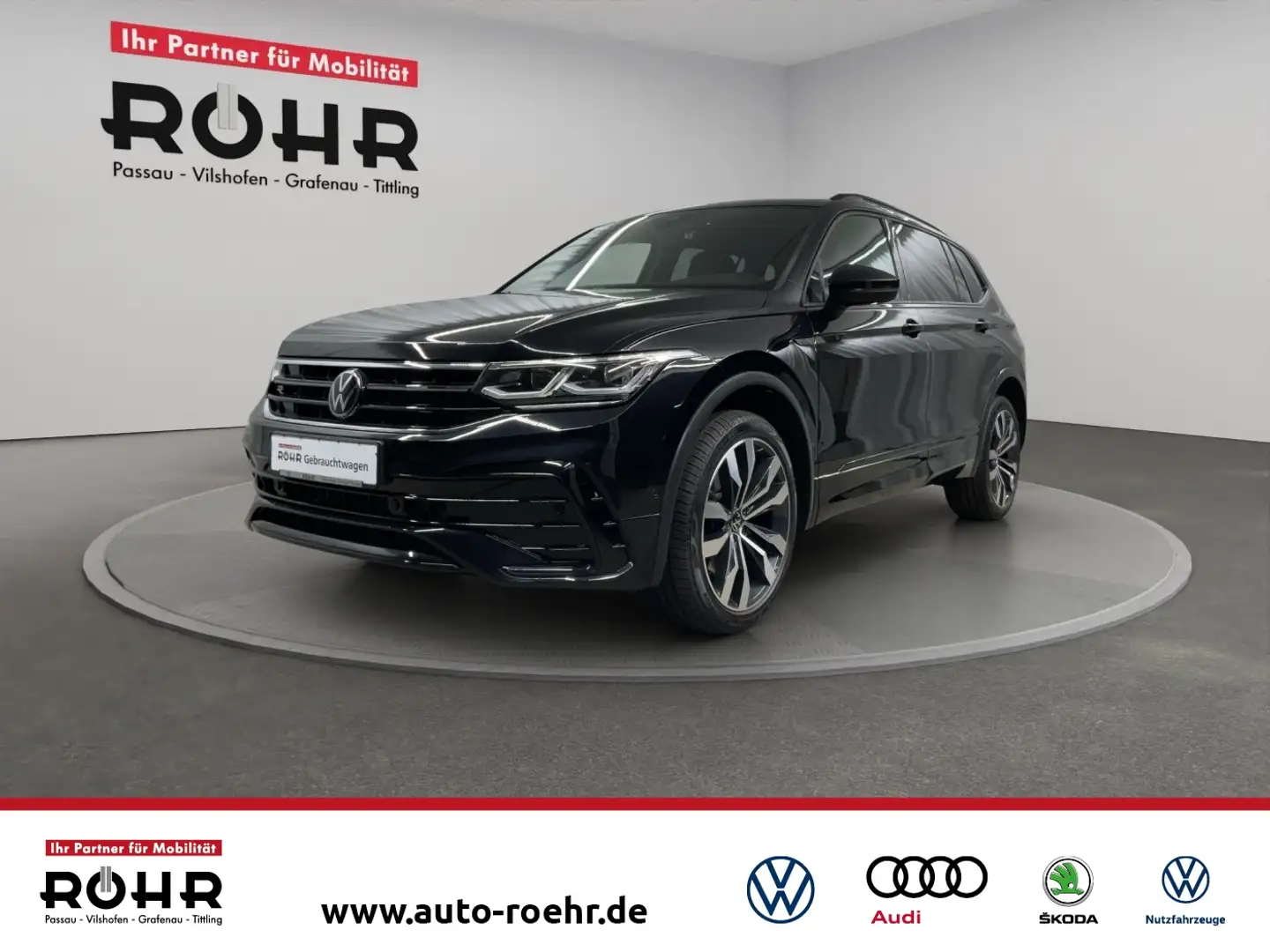 Volkswagen Tiguan Allspace R-Line (Navi.PDC.AHK) 2.0 TDI 4M DSG Schwarz - 1