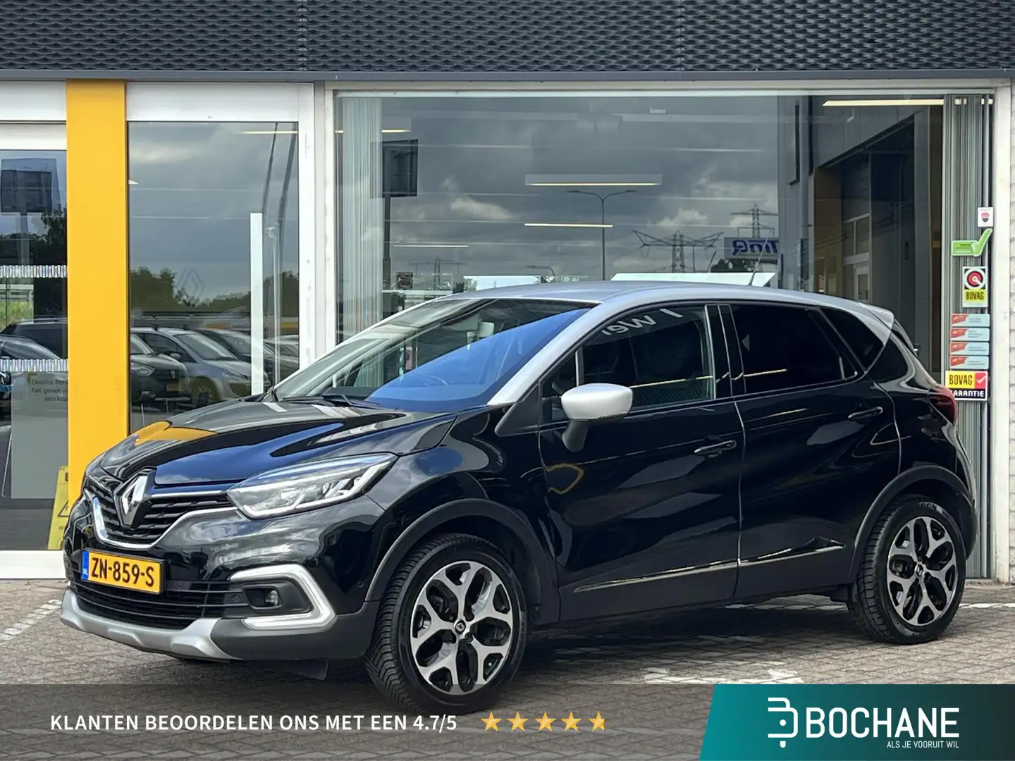 Renault Captur 0.9 TCe Intens | Trekhaak | Navigatie | Achteruitr Zwart - 1
