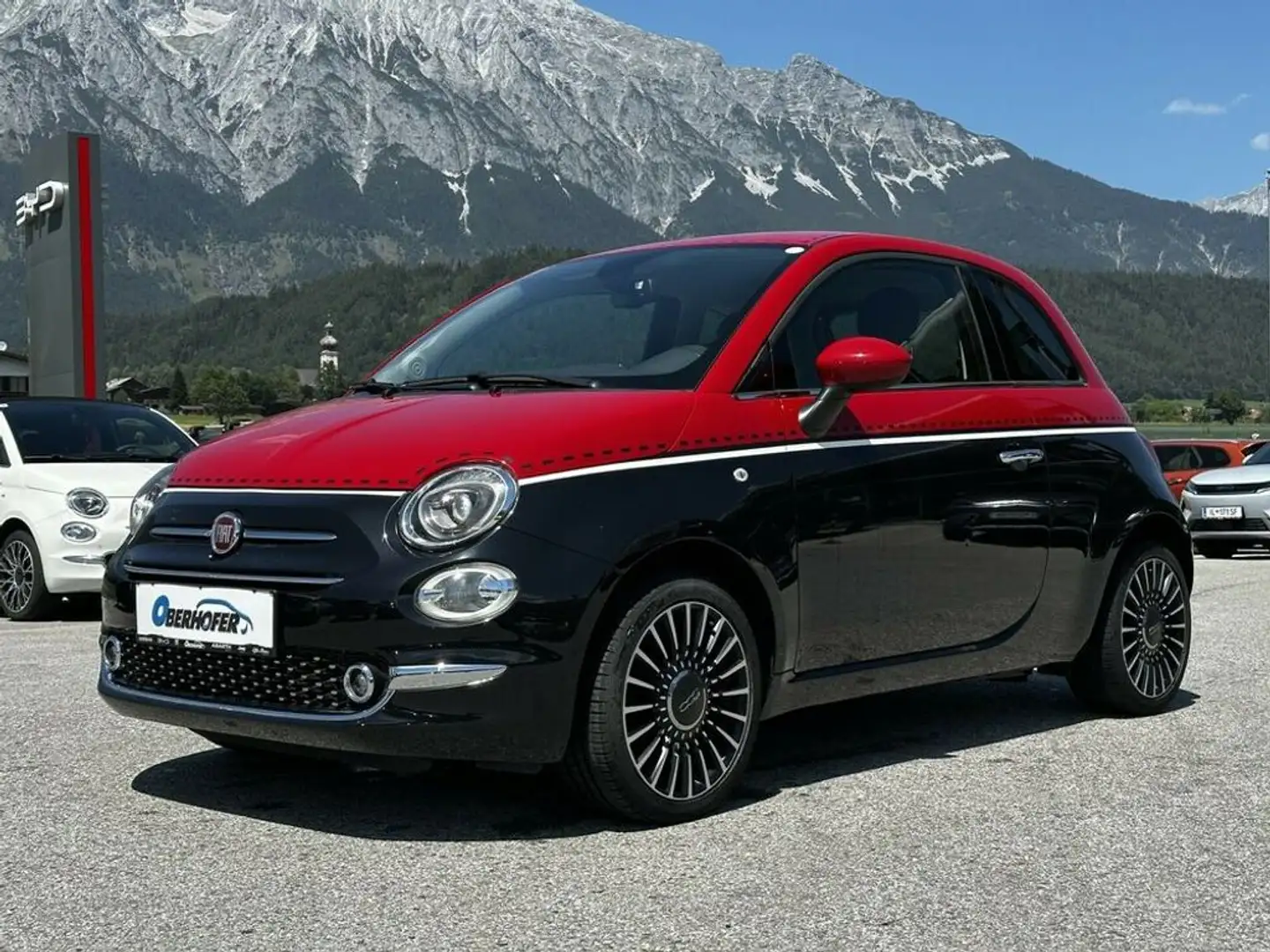 Fiat 500 1.2 69 Lounge Schwarz - 2
