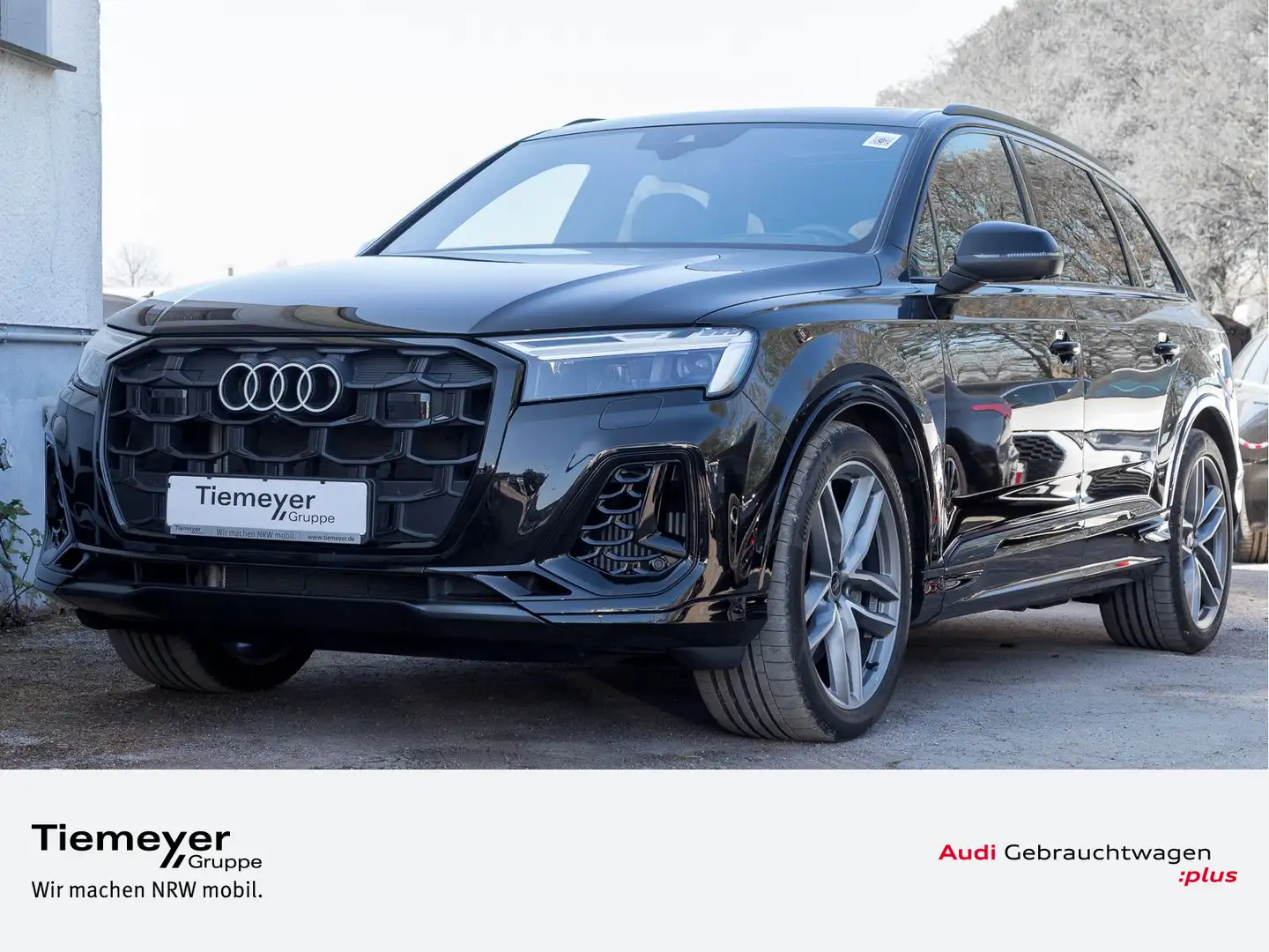 Audi Q7 55 TFSIe Q 2x S LINE LM21 HuD ALLRDL BuO AHK Schwarz - 1