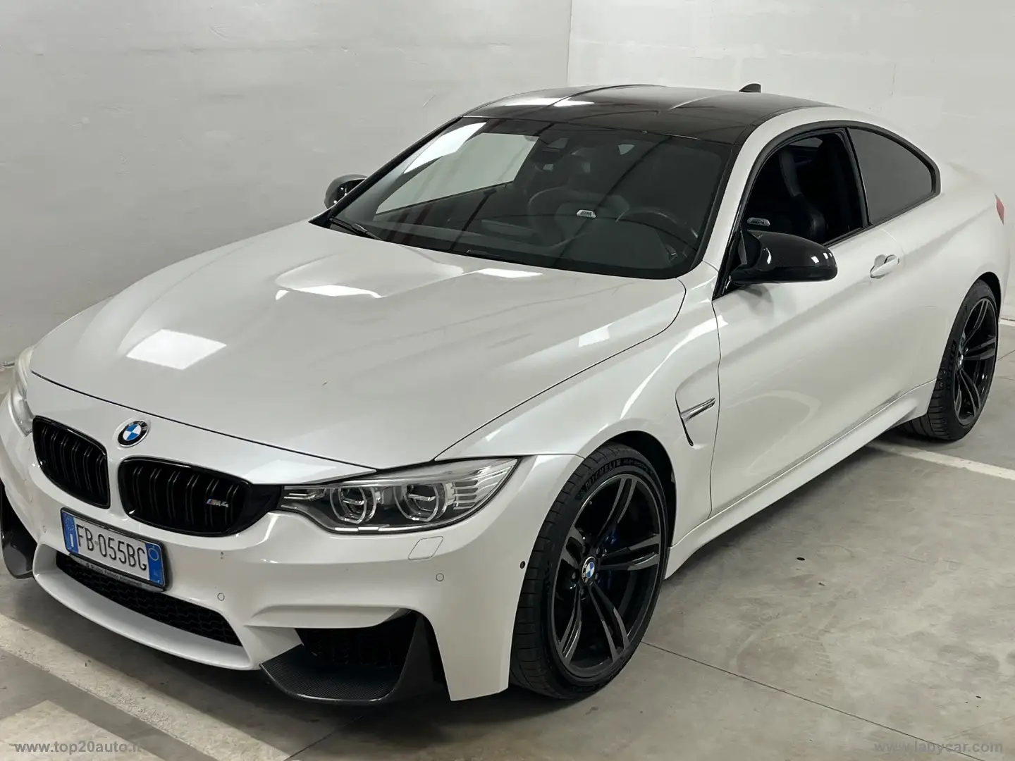 BMW M4 M4 CAMBIO DKG COUPE TETTO CARBONIO Weiß - 1