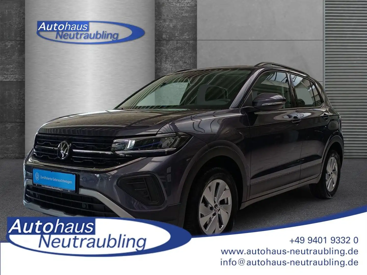 Volkswagen T-Cross 1.0 TSI "LIFE" 95 PS +NAVI+KLIMA+SHZ+PDC+ Grijs - 1
