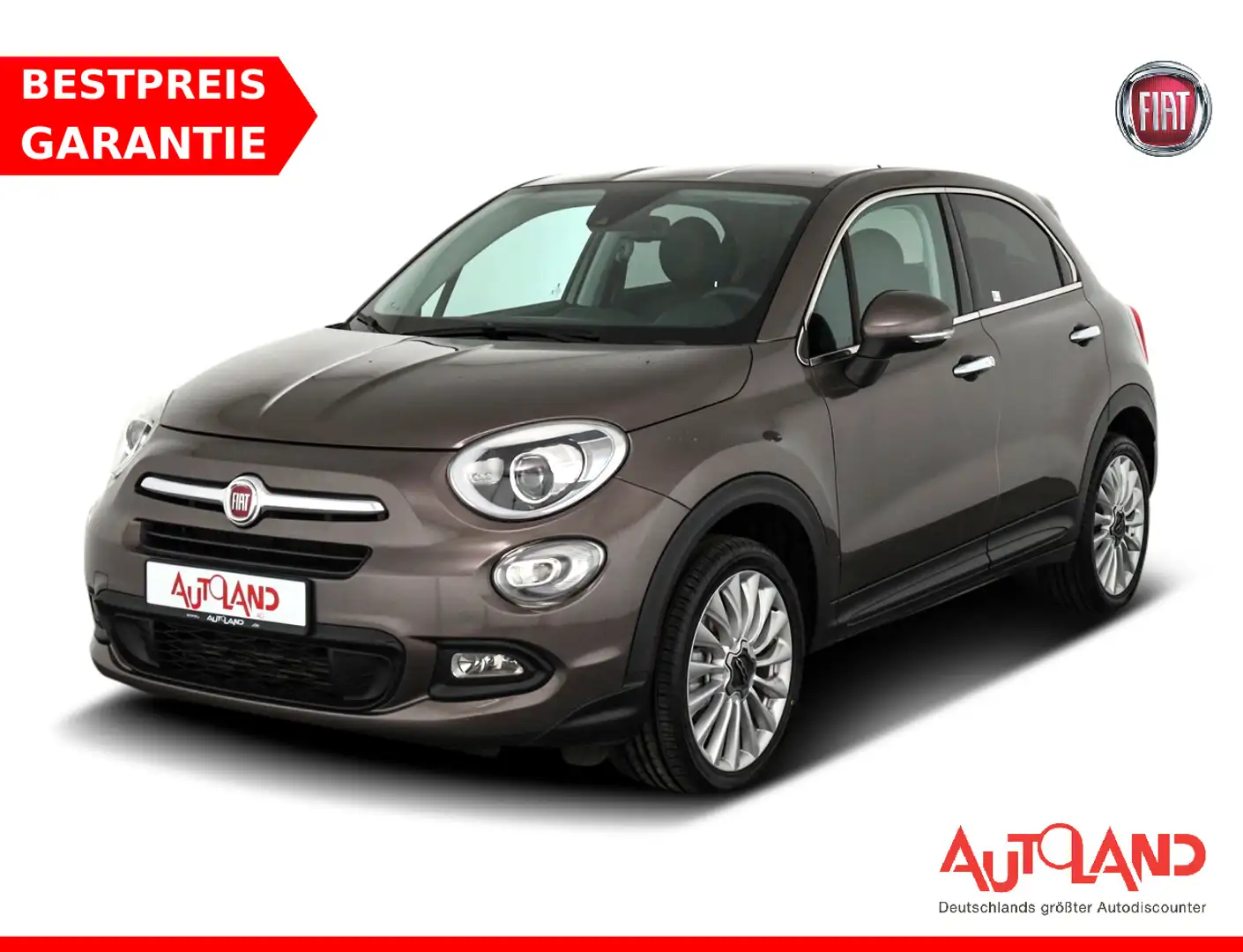 Fiat 500X 1.4 MultiAir Lounge Klimaaut. Bi-Xenon Navi Grau - 1