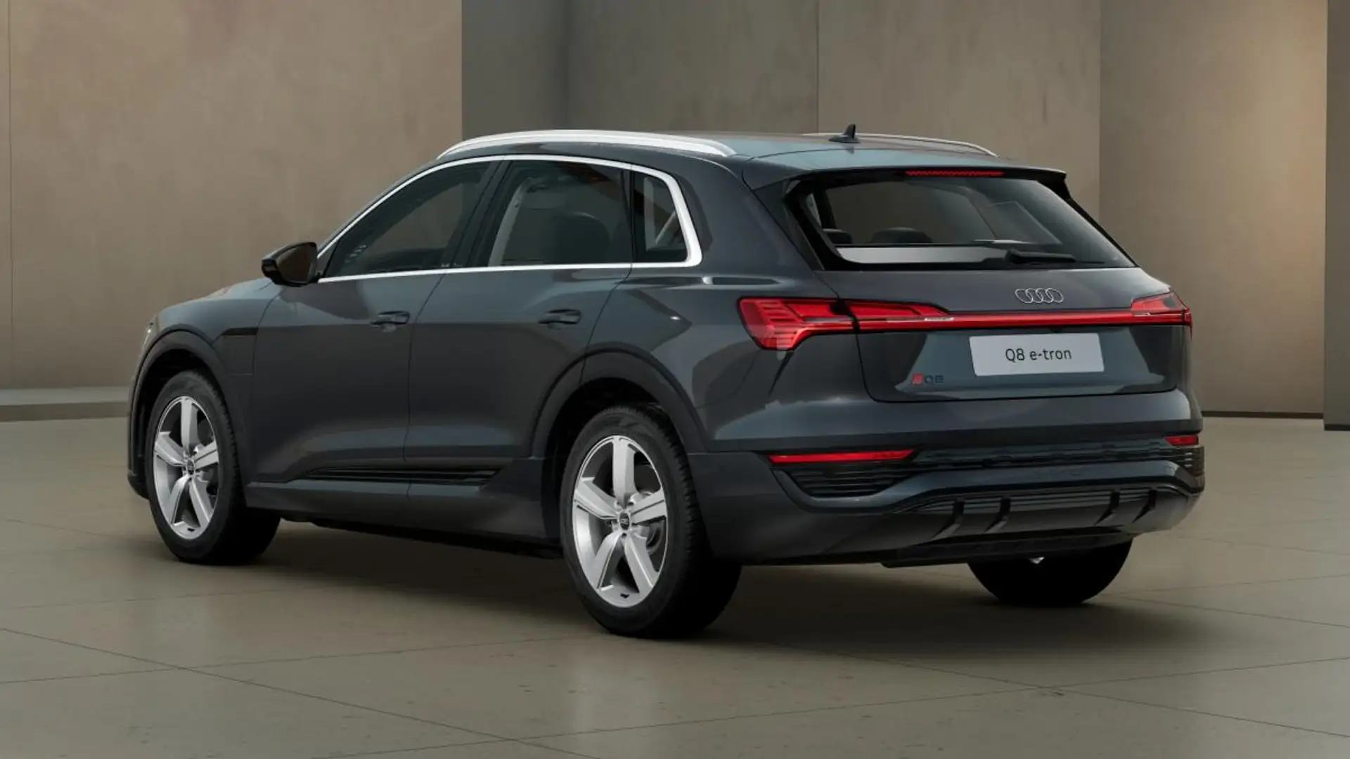Audi Q8 e-tron S line 50 quattro, Matrix-LED, 20 Zoll Grau - 2