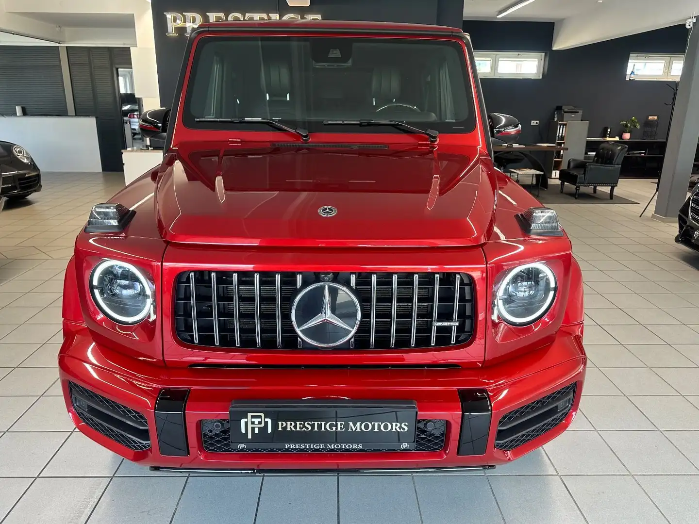 Mercedes-Benz G 63 AMG CARBON BURMESTER SCHECKHEFT Rouge - 2