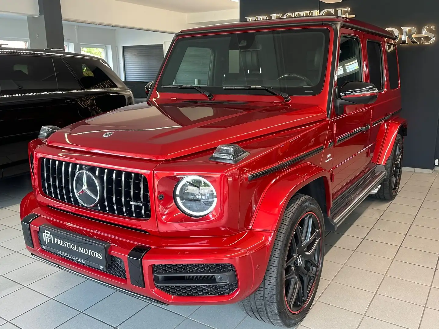 Mercedes-Benz G 63 AMG CARBON BURMESTER SCHECKHEFT Rouge - 1