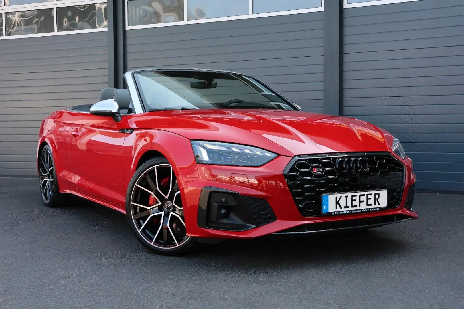 Audi S5 Cabrio/LASER/ACC/B&O/360°/HUD/SHZ/TOTW/R20 Rot - 1