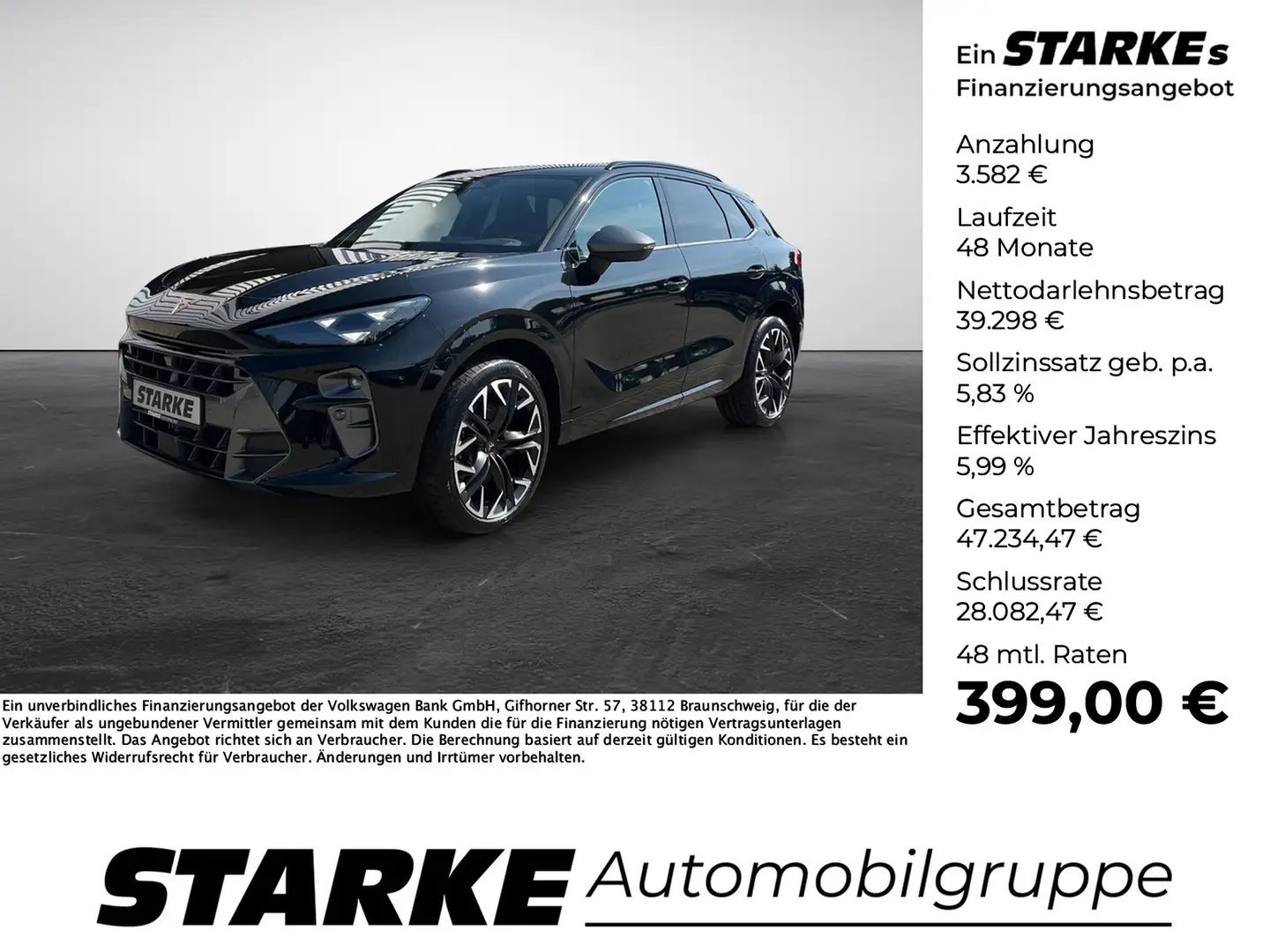CUPRA Terramar VZ 2.0 TSI DSG 4Drive Schwarz - 1