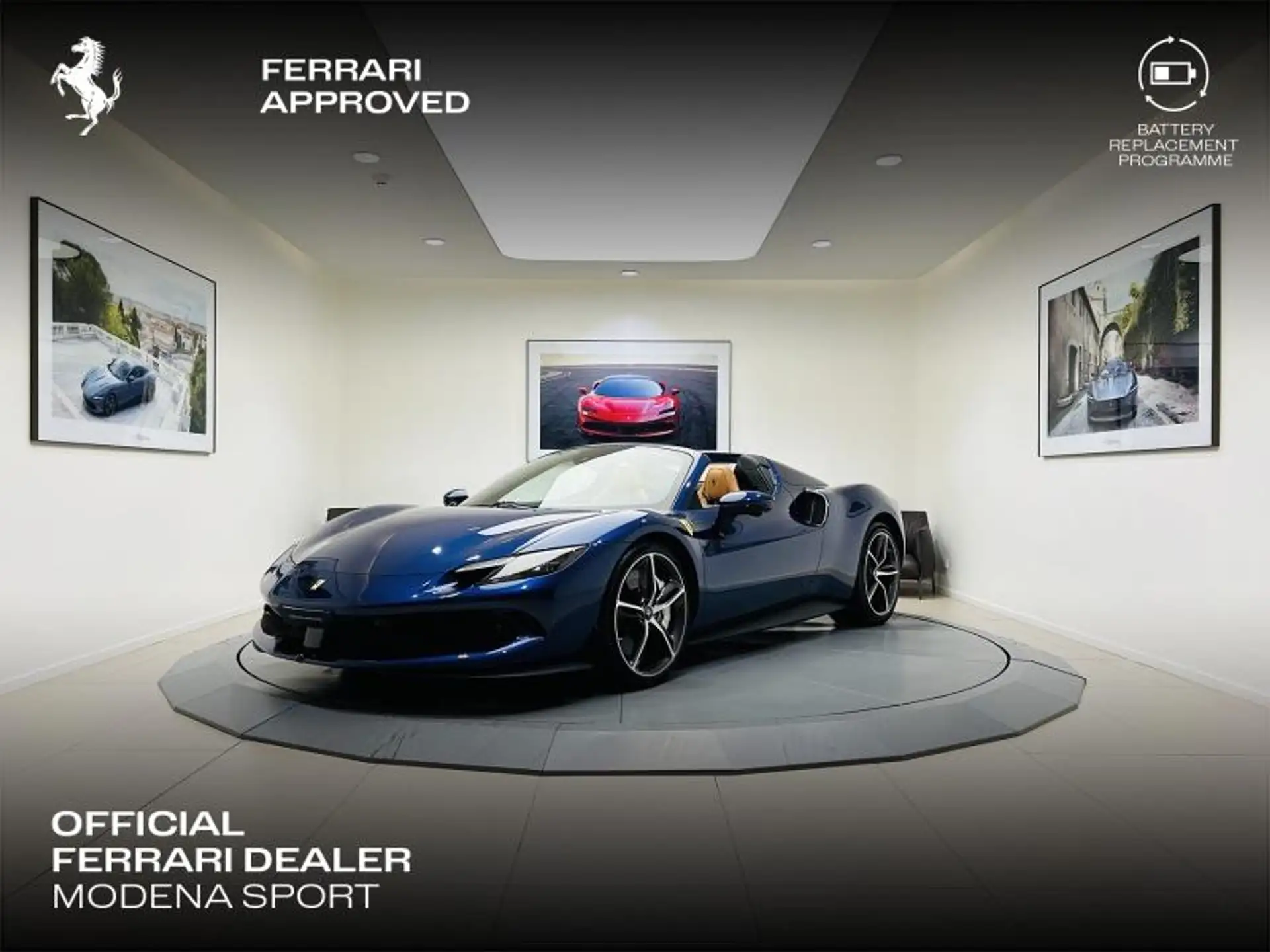 페라리 296 GTS 2024 파랑 사진 1