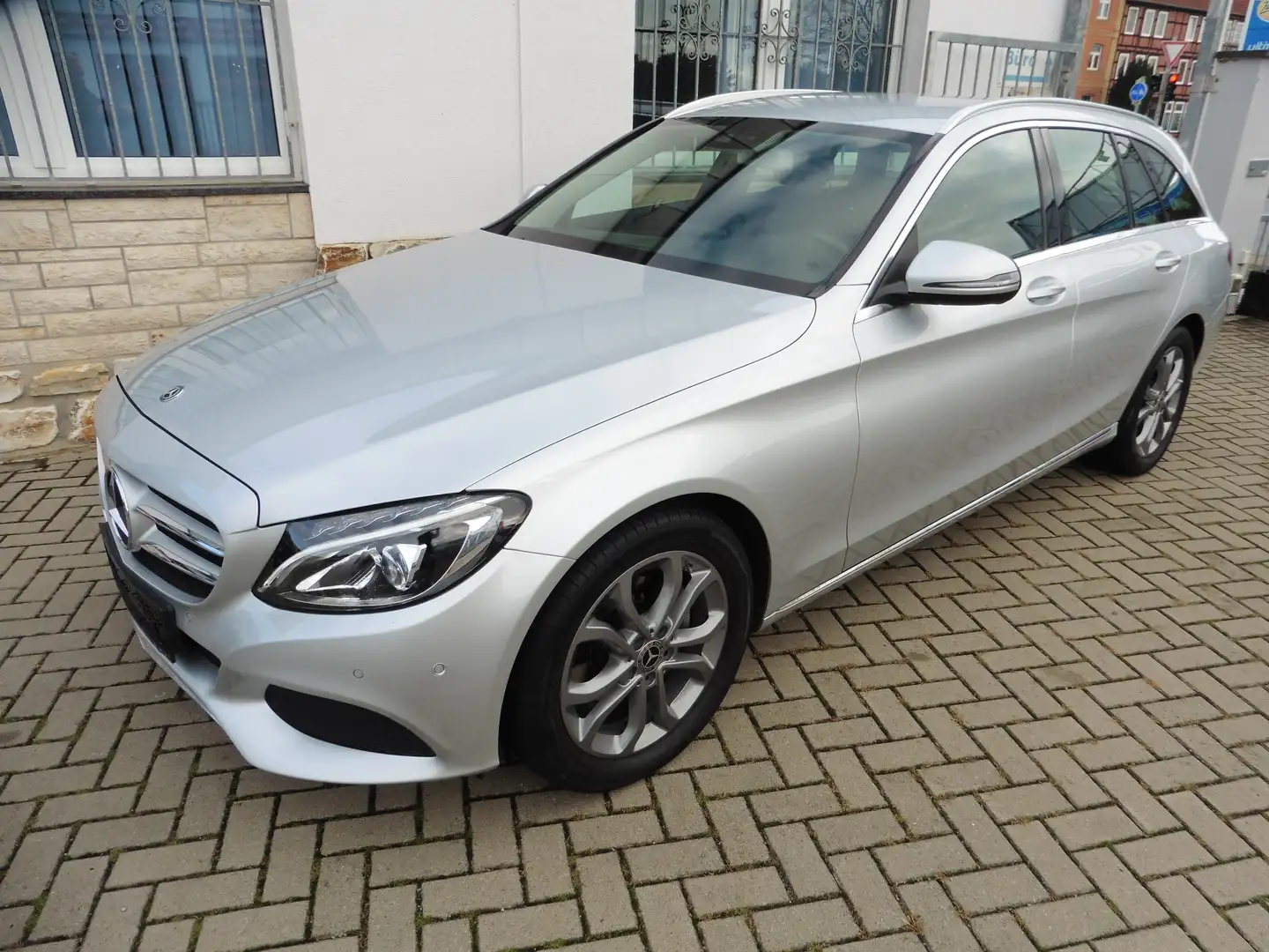 Mercedes-Benz C 180 T Avantgarde 9G Tronic*LED*NAVI*WR*AHK*BOSE*PDC.. Silber - 1