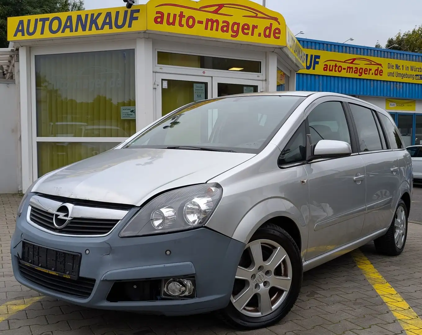 Opel Zafira B 1.9 CDTI*2Hd*7-SI*Temp*AHK*PDC*OhneTüv Silber - 1
