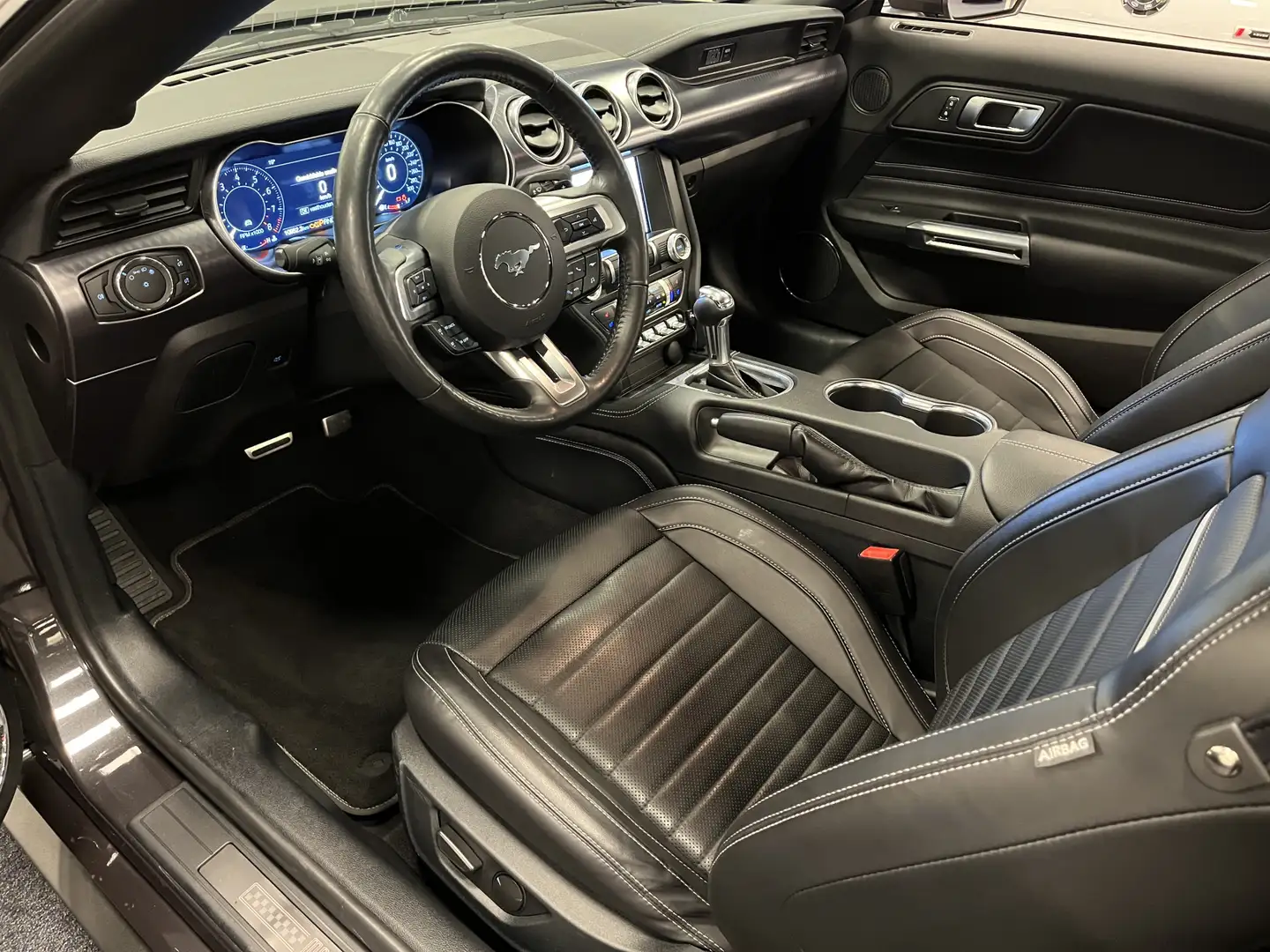 Ford Mustang USA Fastback 5.0i V8 Mach-1 460PK Automaat Brembo Gris - 2