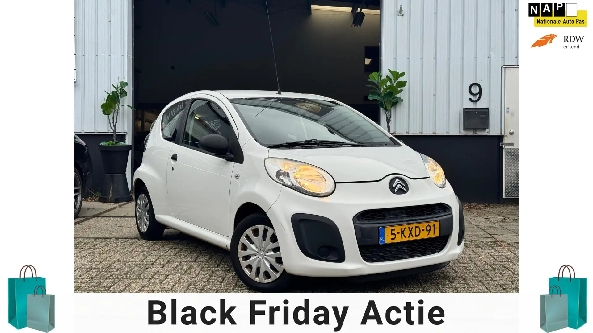 Citroen C1 1.0 AIRCO|2013|NL|NAP| Wit - 1