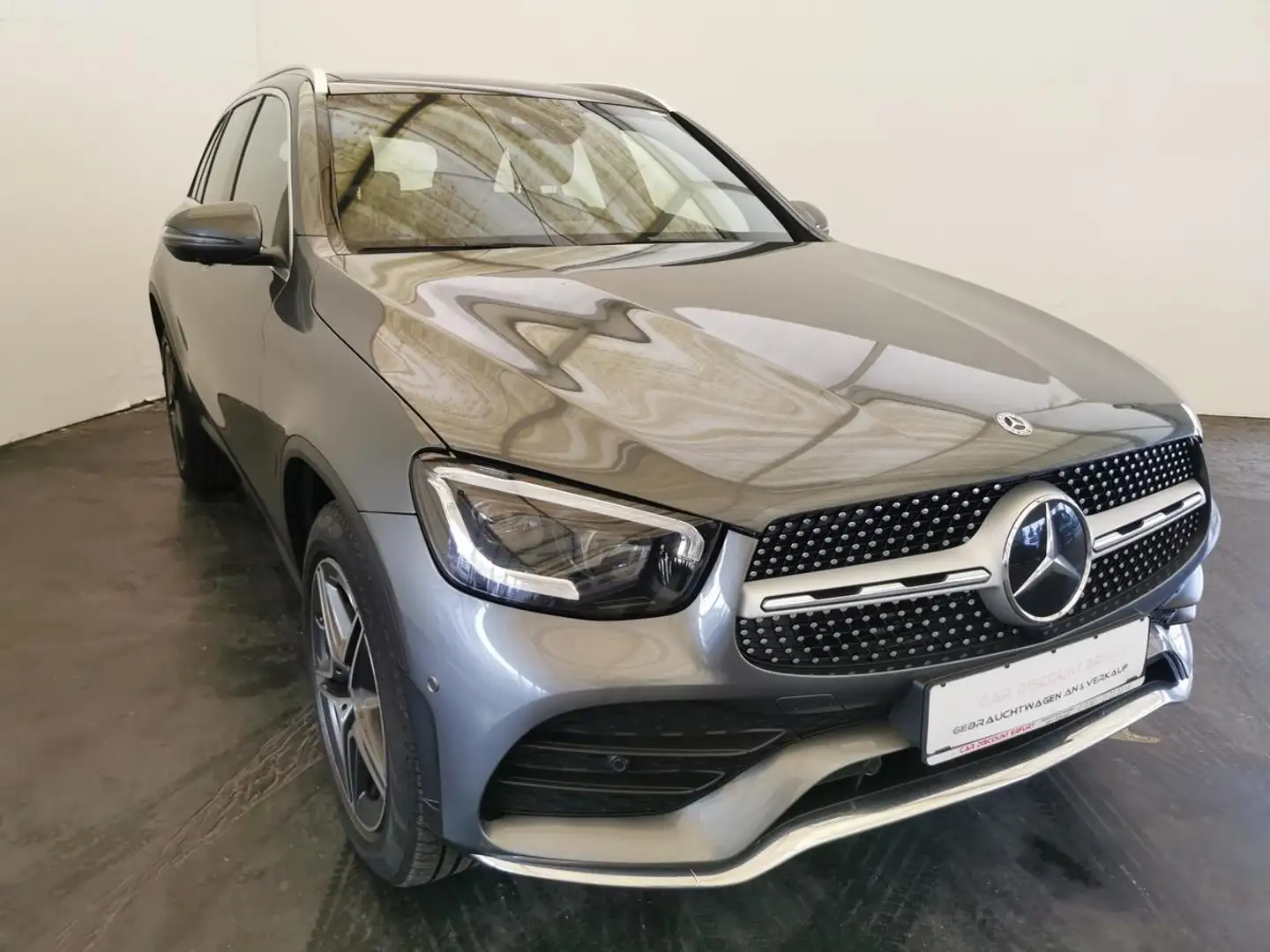 Mercedes-Benz GLC 400 d AMG Line 4Matic-Panodach-LED-Leder- Gris - 2