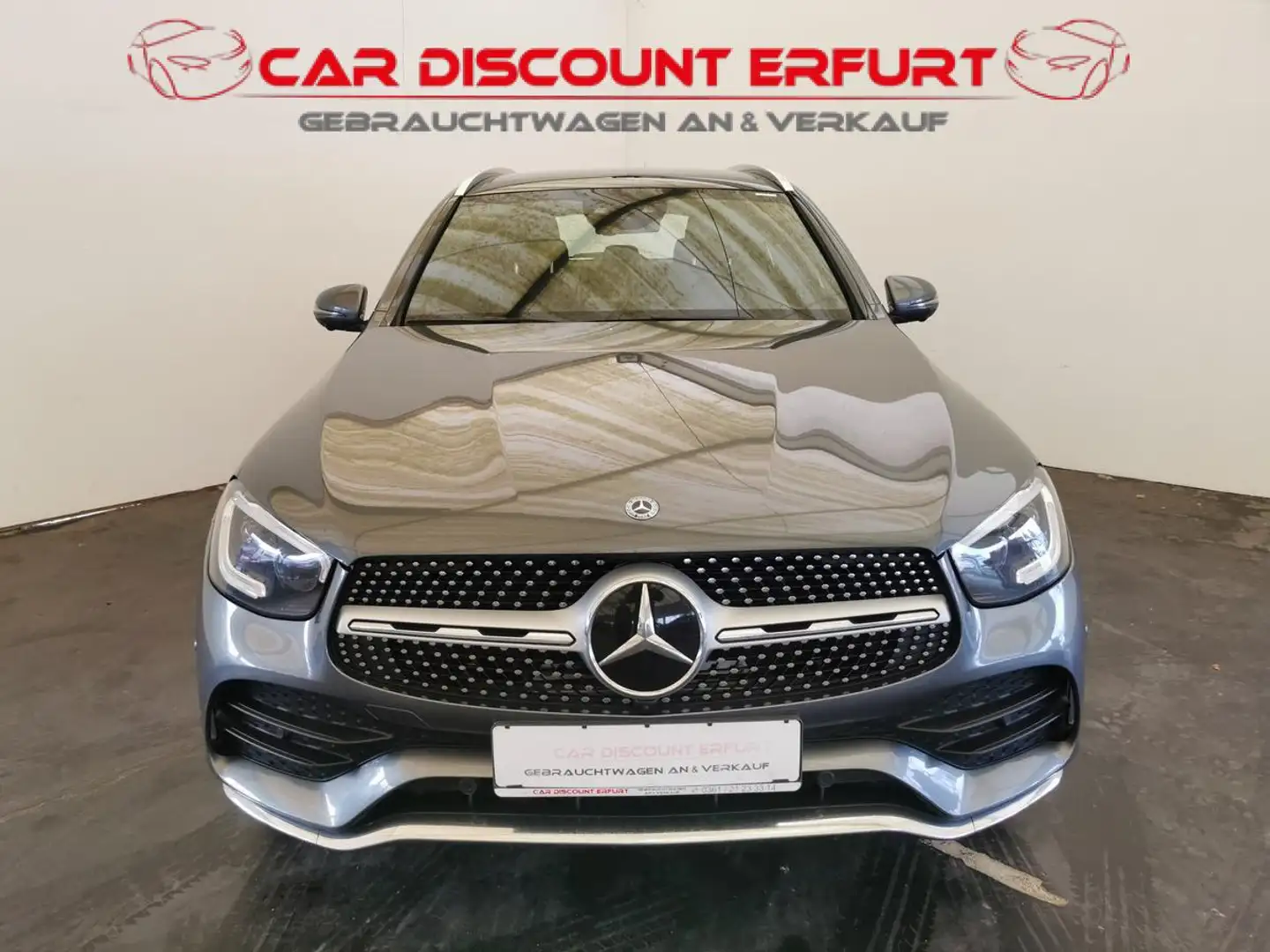 Mercedes-Benz GLC 400 d AMG Line 4Matic-Panodach-LED-Leder- Grijs - 1