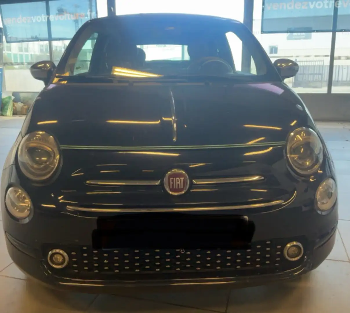 Fiat 500C 1.2 8V 69CH ECO PACK RIVA Bleu - 2