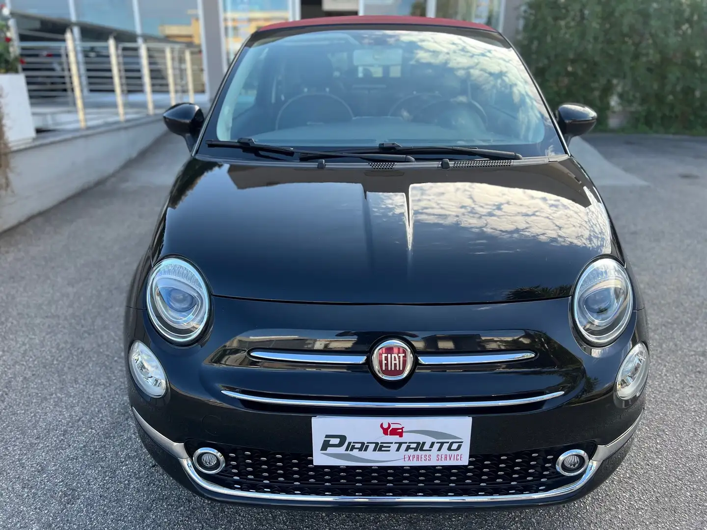 Fiat 500C CABRIO 1.2 Lounge 69cv CLIMA/TEL. PERFETTA!! Noir - 2