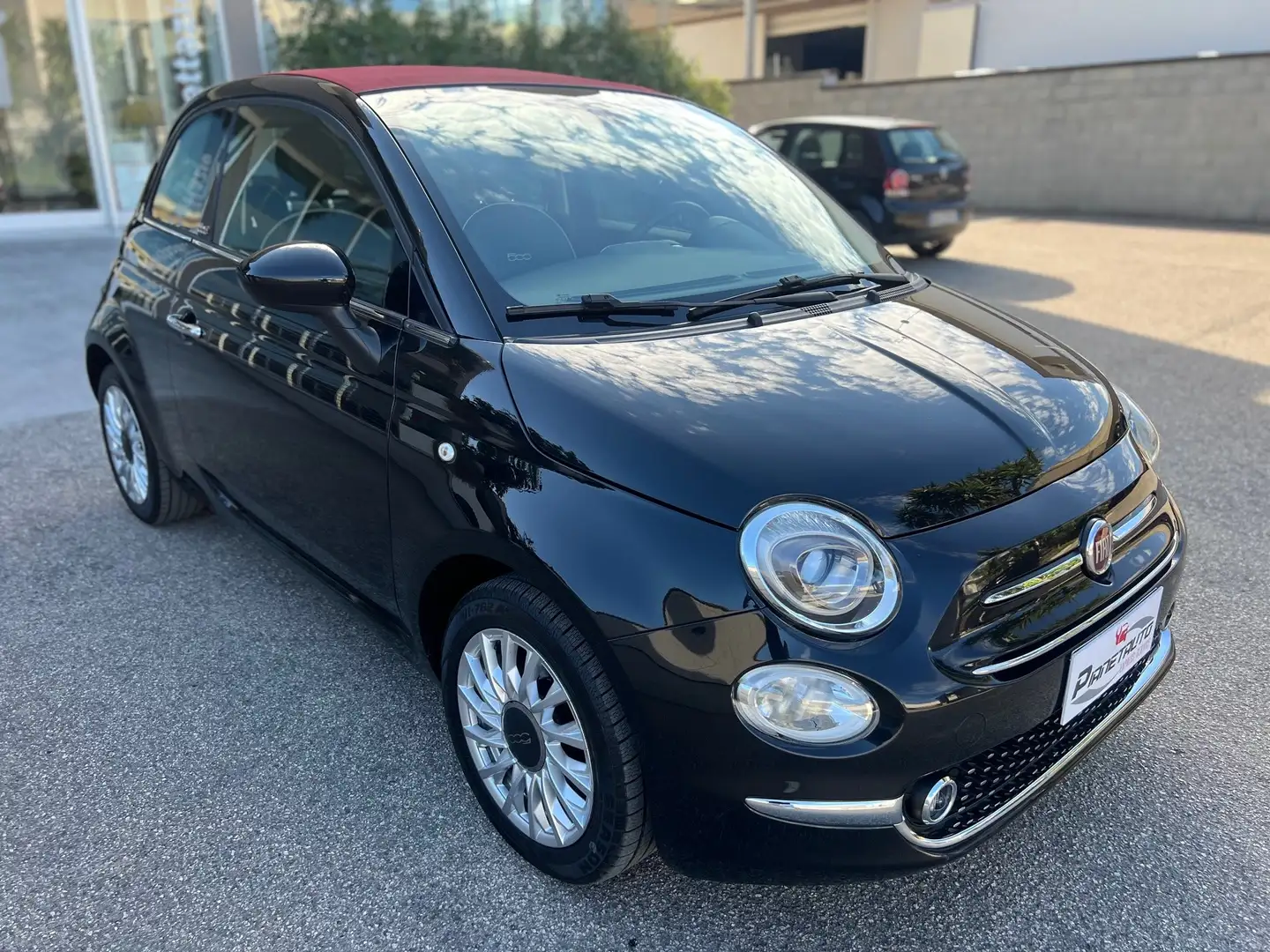 Fiat 500C CABRIO 1.2 Lounge 69cv CLIMA/TEL. PERFETTA!! Noir - 1