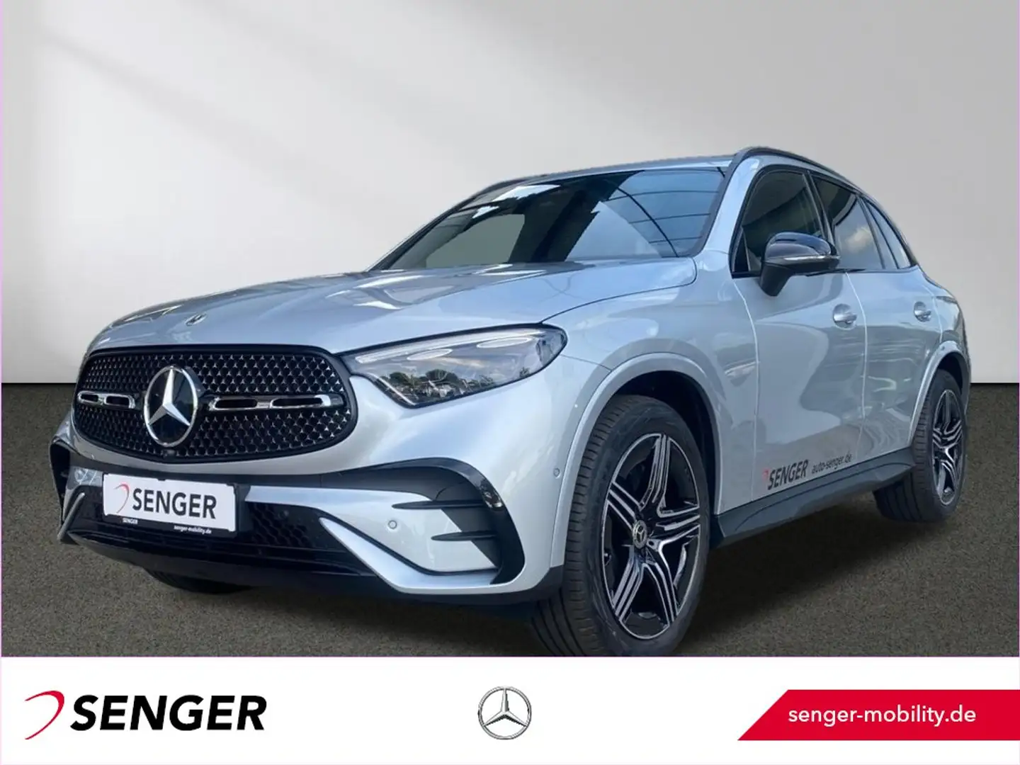 Mercedes-Benz GLC 220 d 4M AMG Night DigitalLight AHK 360°K. Silber - 1