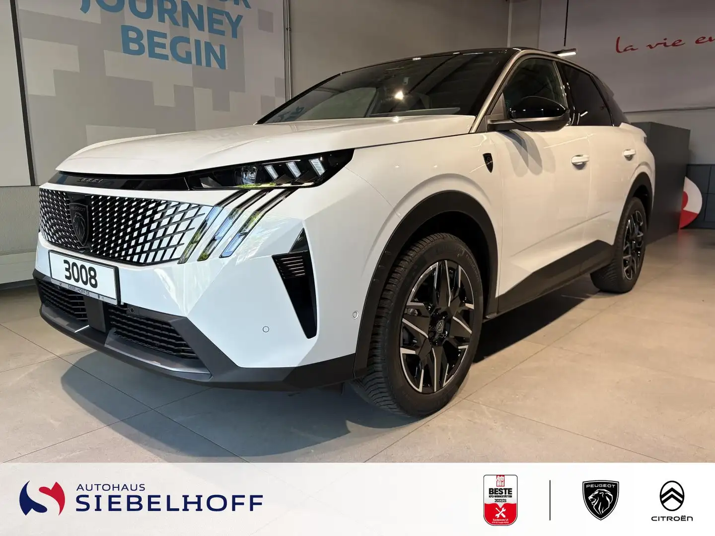Peugeot 3008 GT HYBRID 145 e-DSC6 Weiß - 2