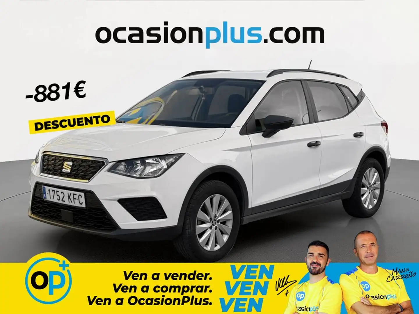 SEAT Arona 1.0 TSI Ecomotive S&S Reference Plus 95 Blanco - 1