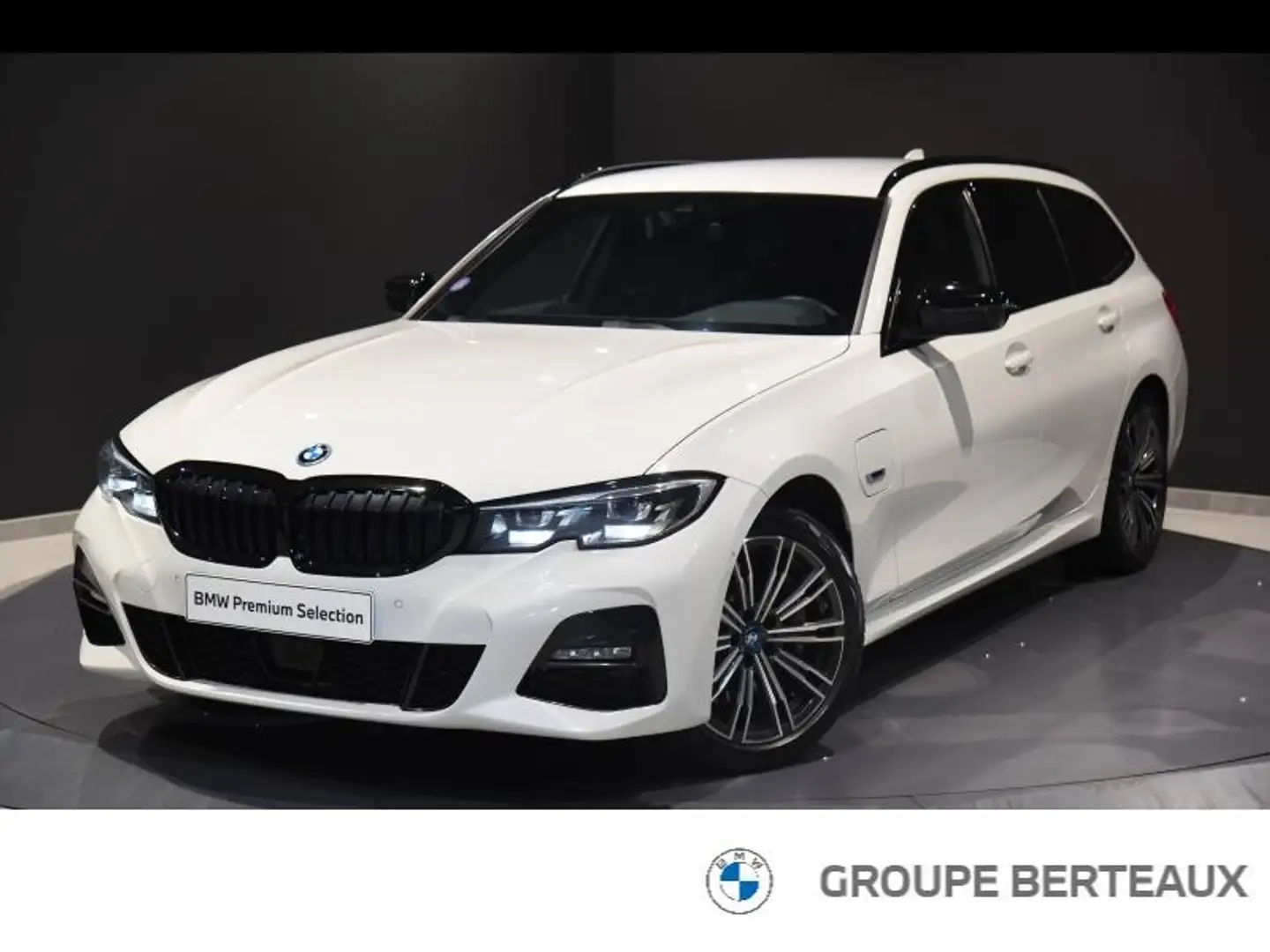 BMW 330 330eA 292ch M Sport Blanc - 1