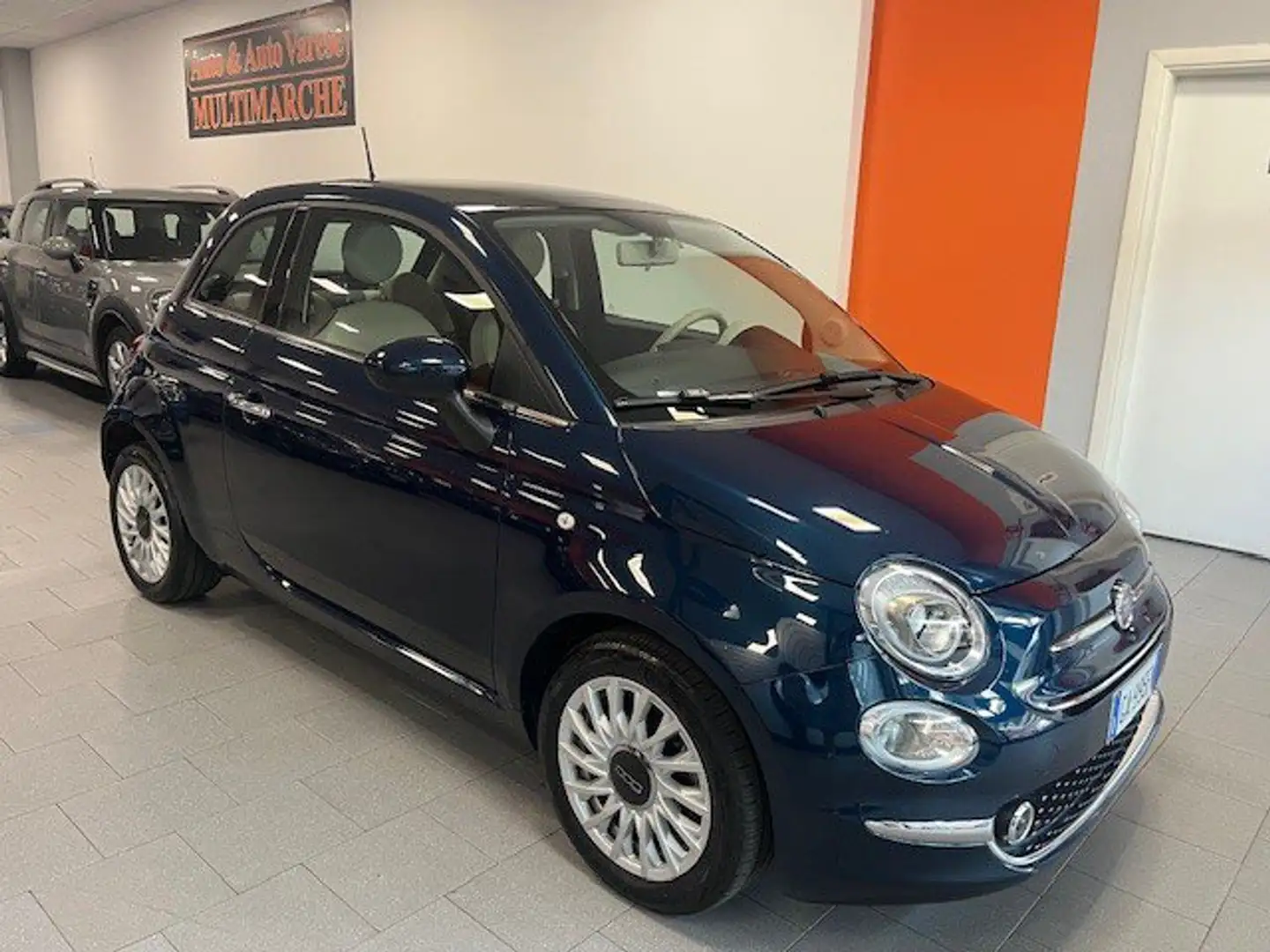 Fiat 500 1.2 Lounge TETTO PANORAMICO APRIBILE Blu/Azzurro - 2