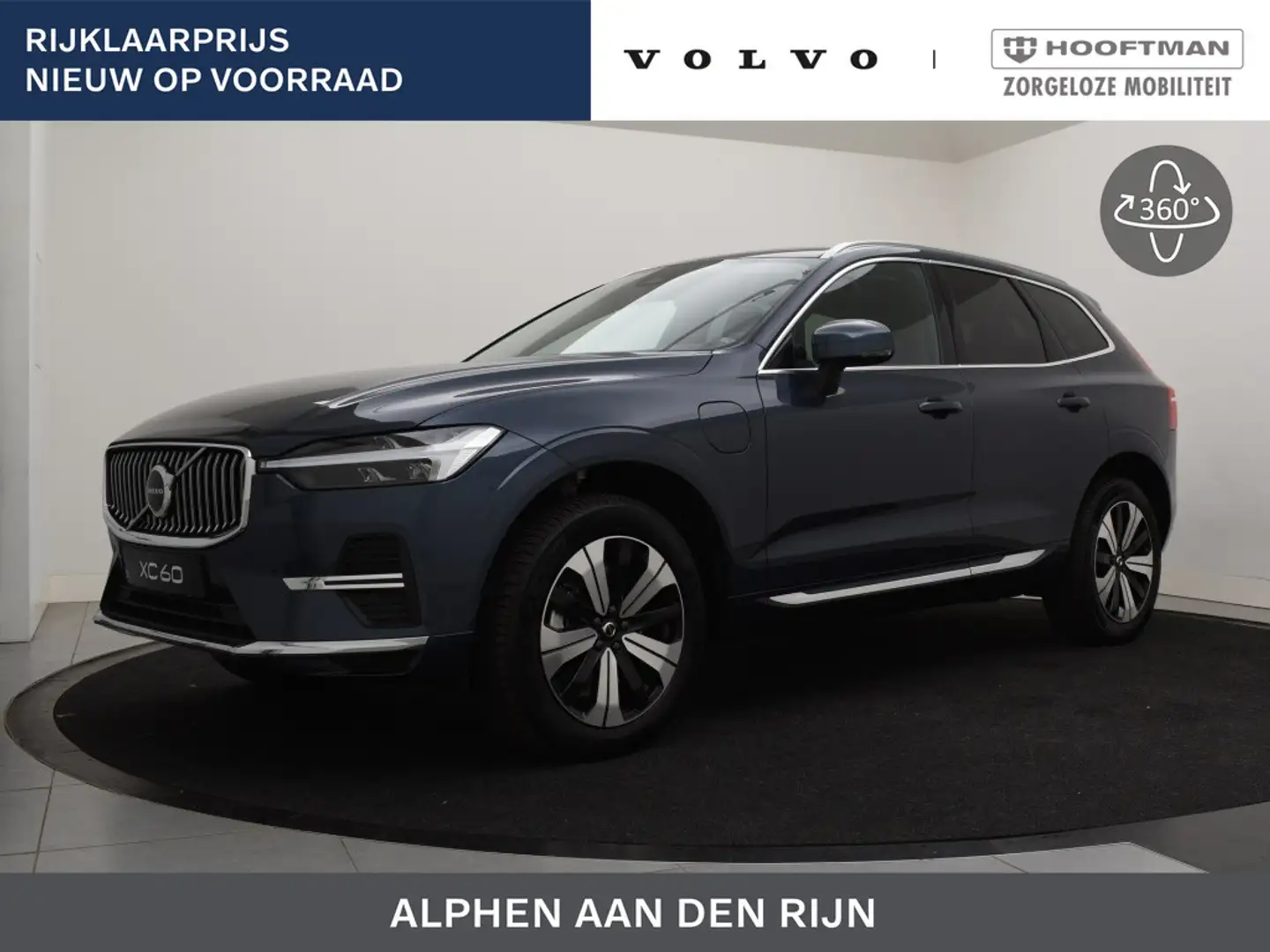Volvo XC60 T6 PLUG-IN HYBRID ESSENTIAL EDITION *NIEUW OP VOOR Blauw - 1