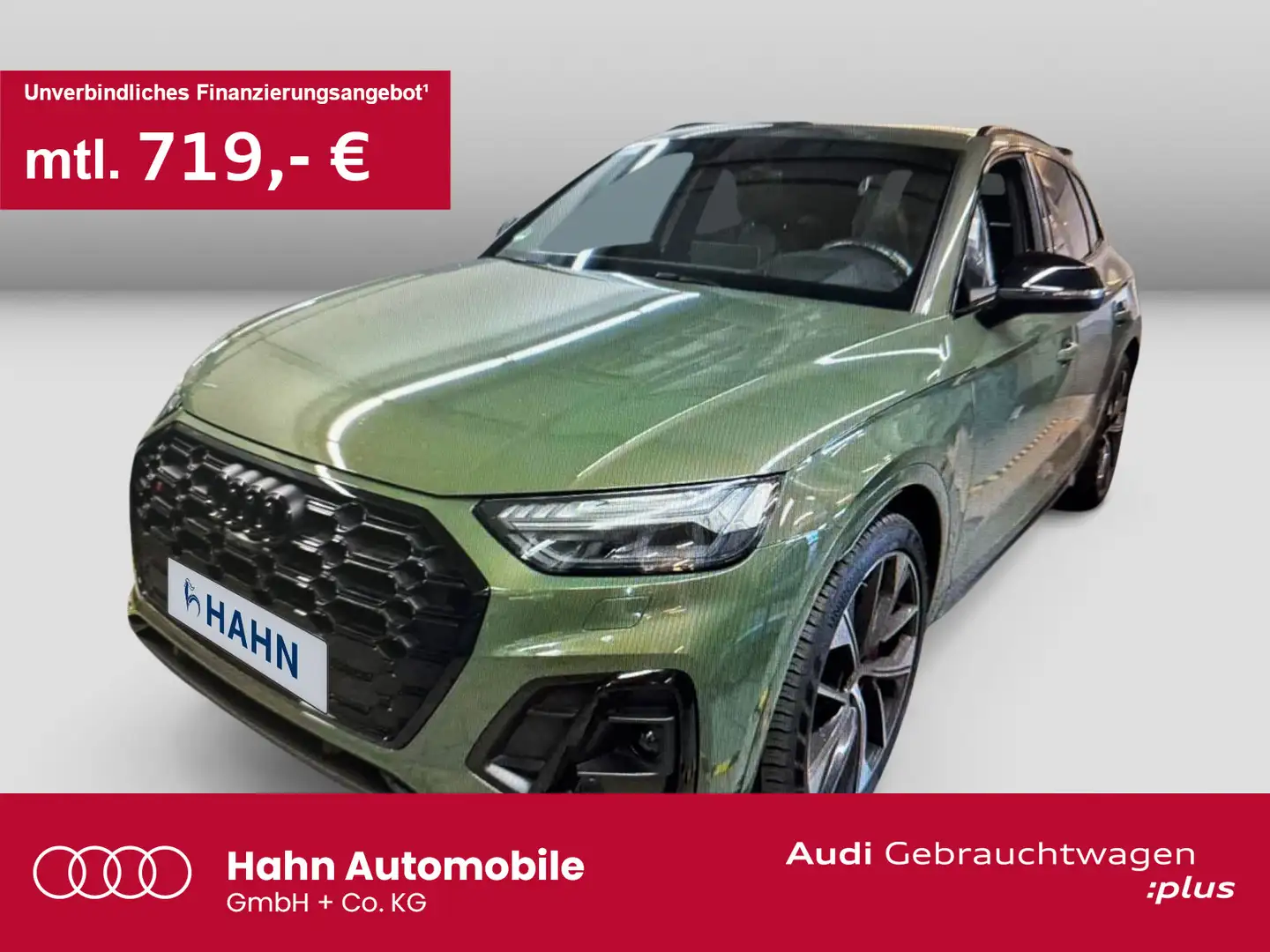 Audi SQ5 TDI quattro AHK Matrix OLED AIR HUD B&O °360 Grün - 1