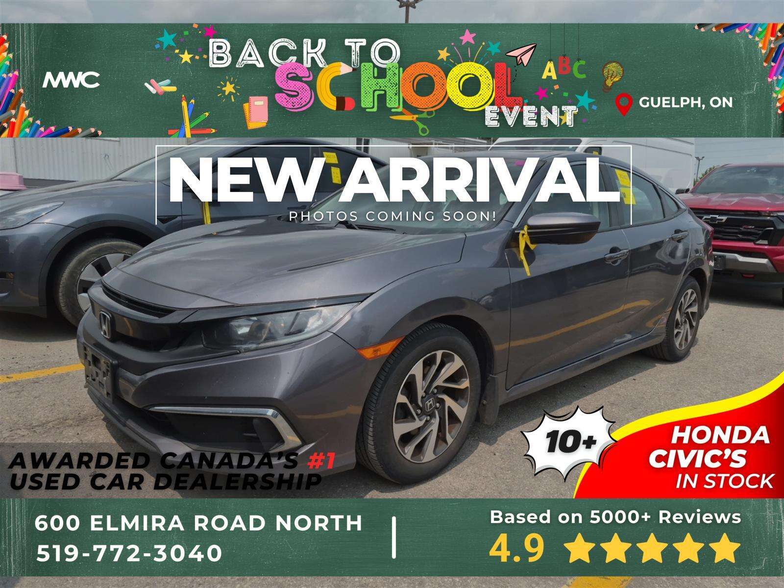 2019 Honda Civic EX | SUNROOF | LANE WATCH | NO ACCIDENTS