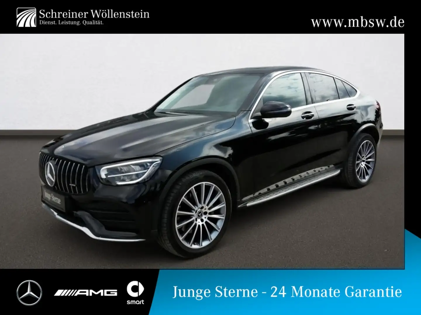 Mercedes-Benz GLC 400 d 4M Coupé *AMG*Ambi*RKam*KeyGo*MBUX*SHD Negru - 1