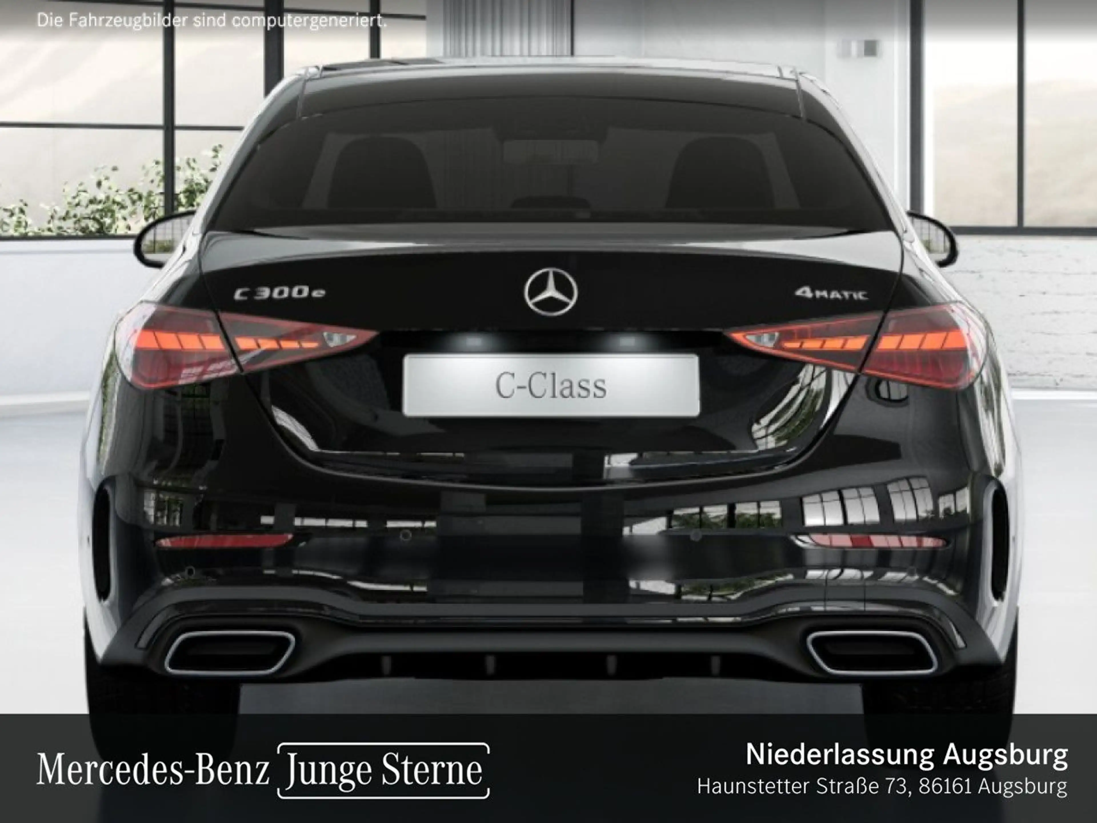 Mercedes-Benz C 300 e 4M AMG+NIGHT+PANO+360+KEYLESS+9G — photo 9