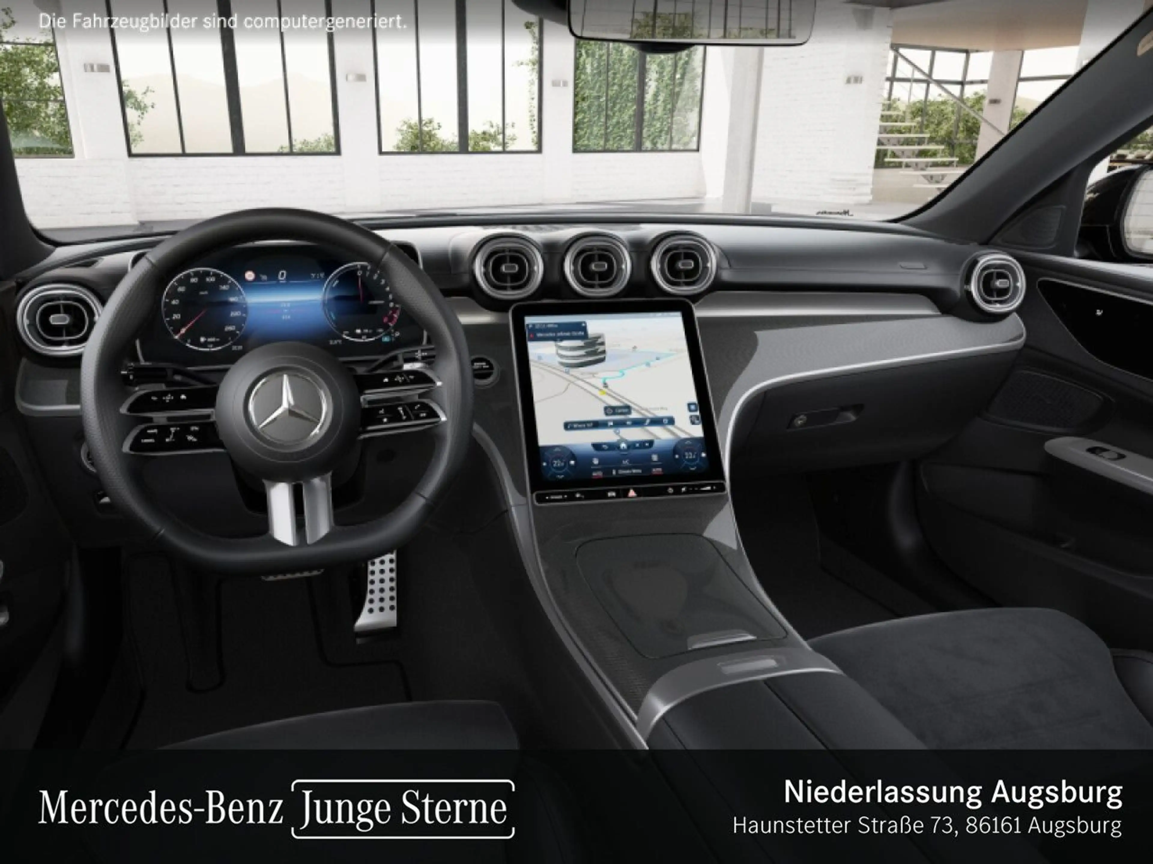 Mercedes-Benz C 300 e 4M AMG+NIGHT+PANO+360+KEYLESS+9G — photo 10