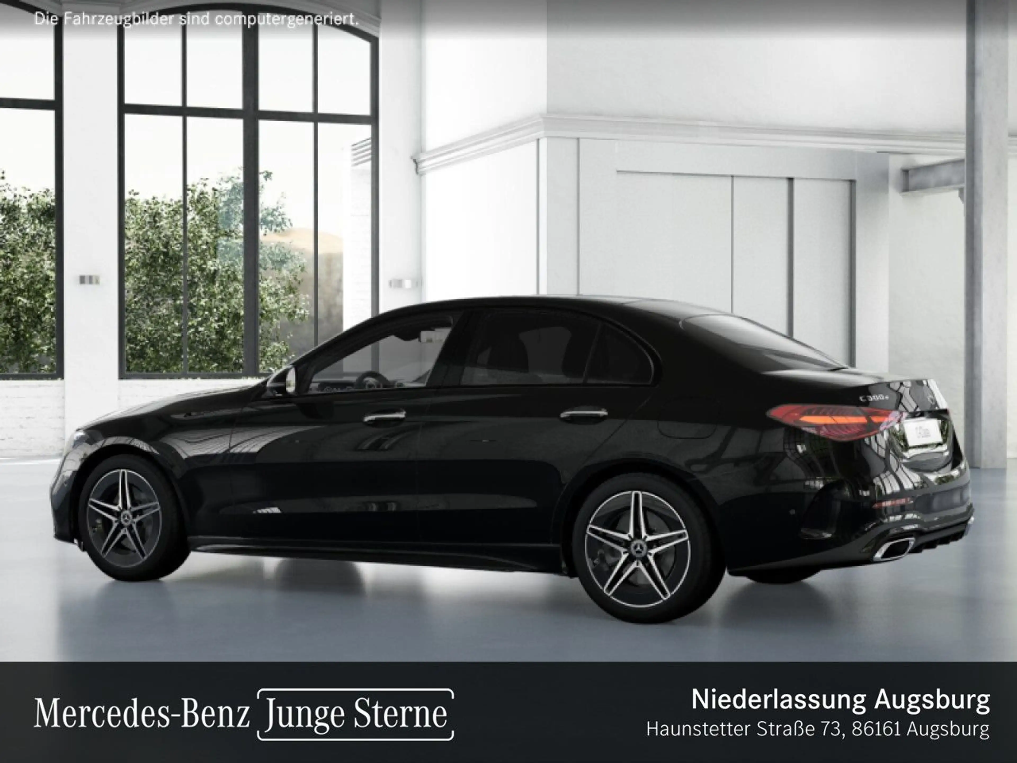 Mercedes-Benz C 300 e 4M AMG+NIGHT+PANO+360+KEYLESS+9G — photo 15
