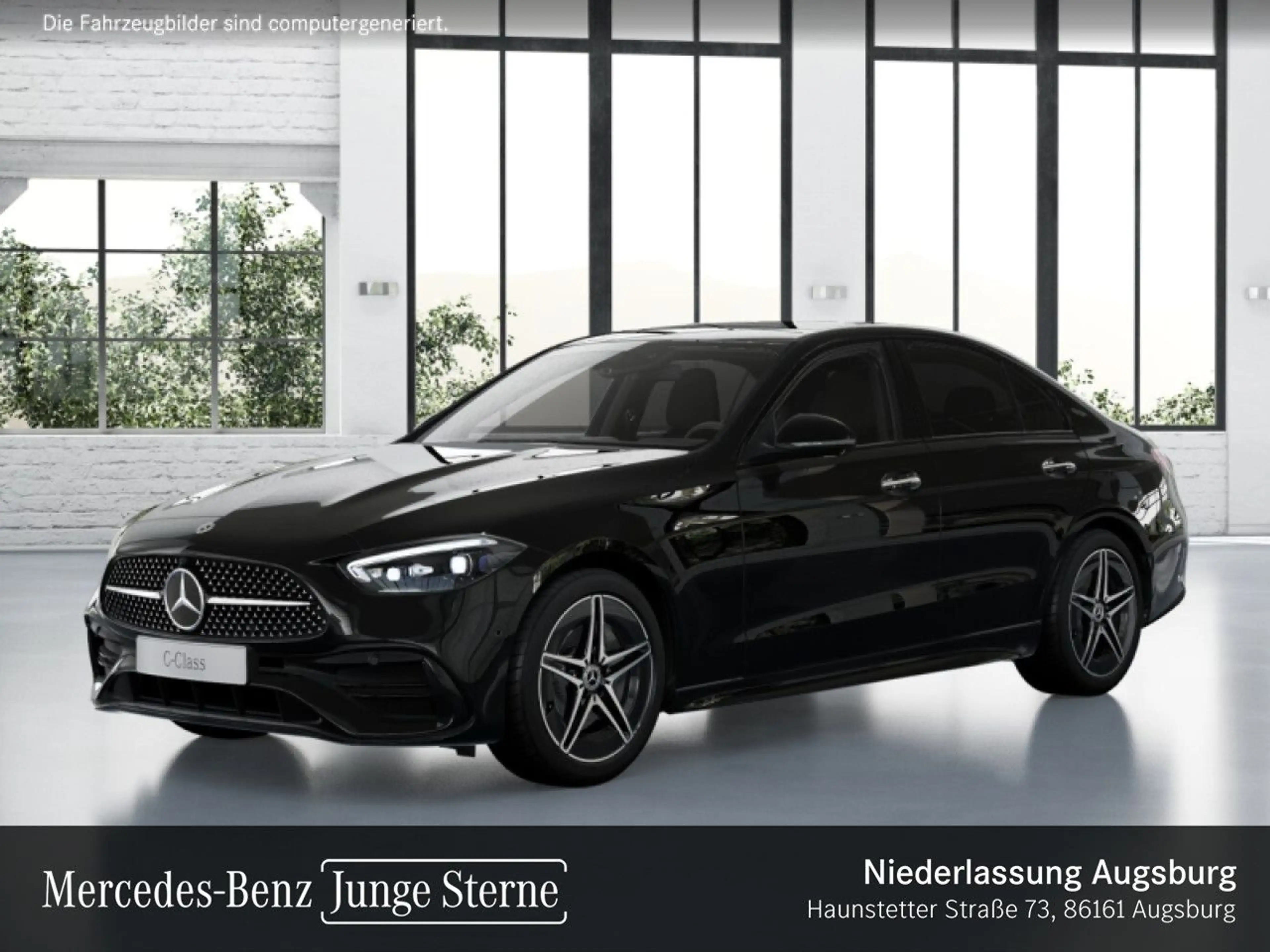 Mercedes-Benz C 300 e 4M AMG+NIGHT+PANO+360+KEYLESS+9G — photo 14