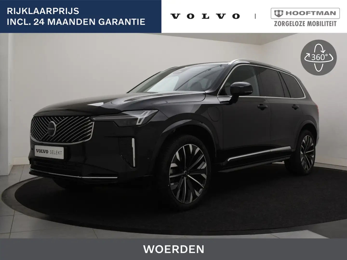 Volvo XC90 T8 PLUG-IN HYBRID PLUS BRIGHT *NIEUW MODEL* 360GR Zwart - 1
